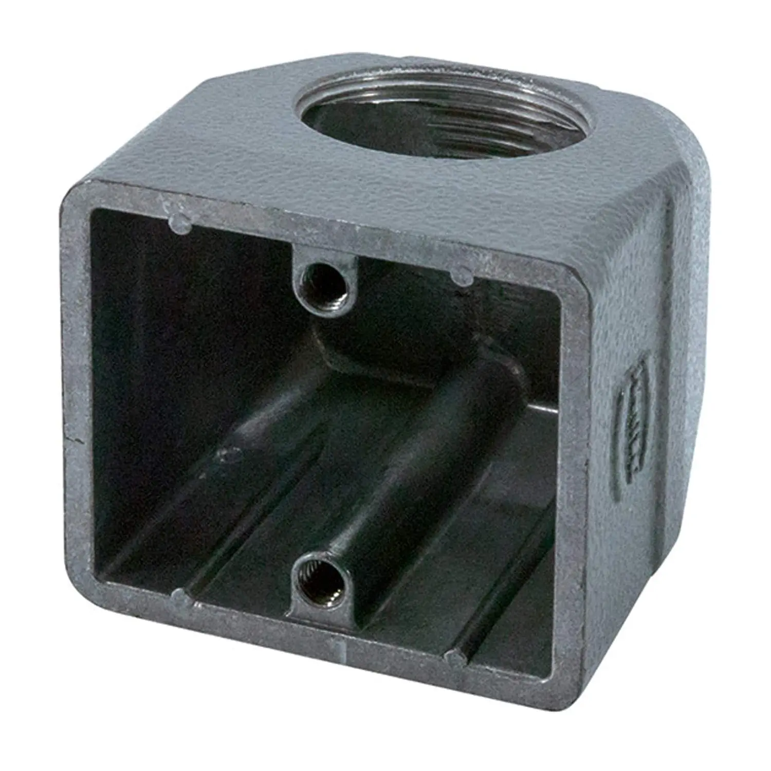 Produktfoto 1 von 19140020501 HARTING Han Modular Twin Tüllengehäuse, 1xM25 seitlicher Kabelabgang, für Trägergehäuse Verschraubung M25 Klemmbereich 9,0mm - 17,0mm