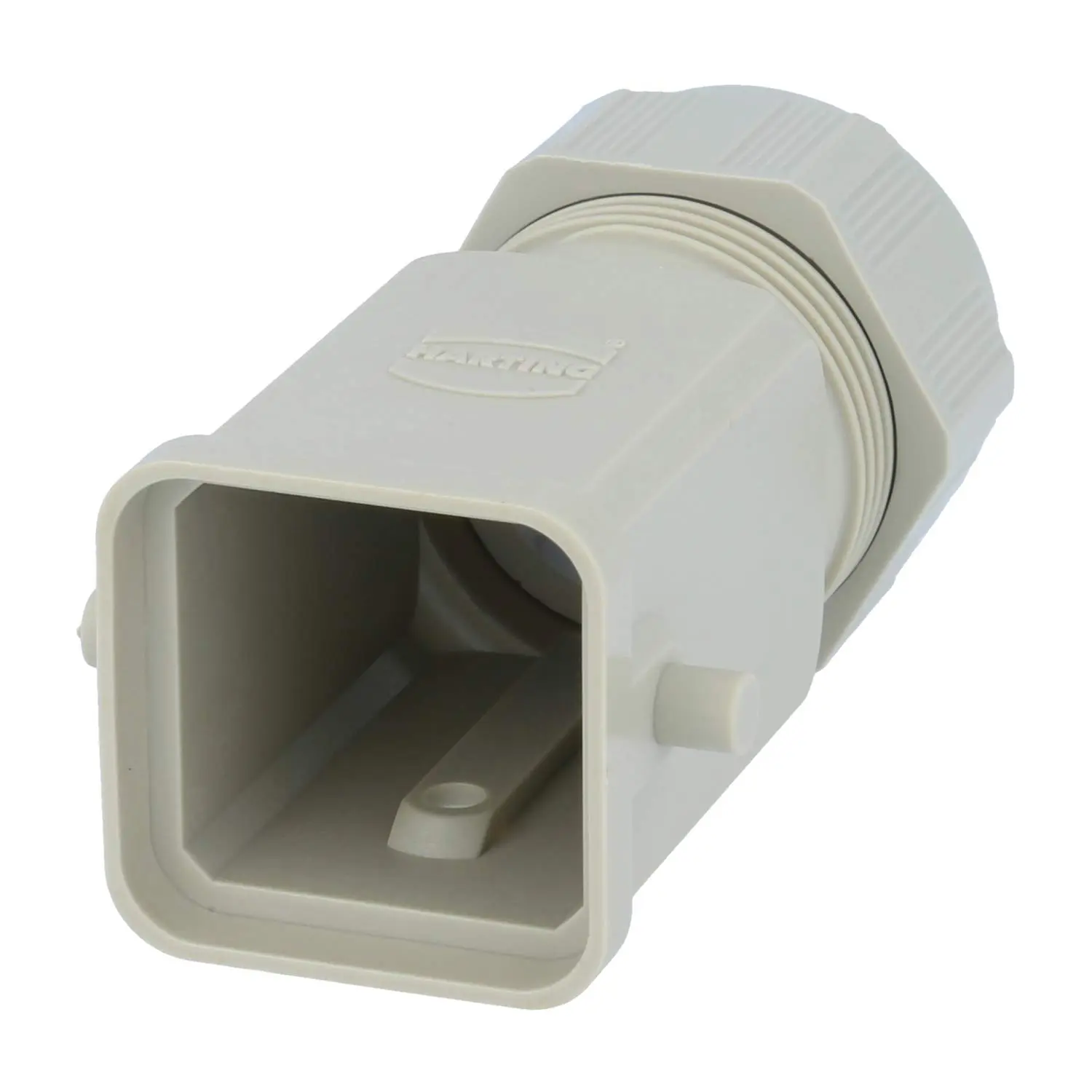 19200030410 HARTING Han 3A Tüllengehäuse ohne eingeklebte Dichtung, 1xM25 gerader Kabelabgang, für 1 Bügel (am Unterteil) Klemmbereich 9,0mm - 17,0mm