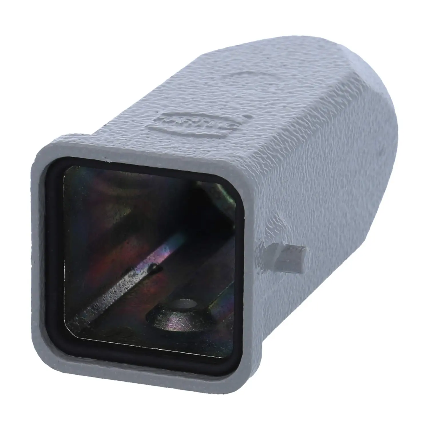 Produktfoto 1 von 05200031442 HARTING Han 3A Tüllengehäuse mit eingeklebter Dichtung, 1xM16 gerader Kabelabgang, für 1 Bügel (am Unterteil) Verschraubung M16 Klemmbereich 4,5mm - 10,0mm