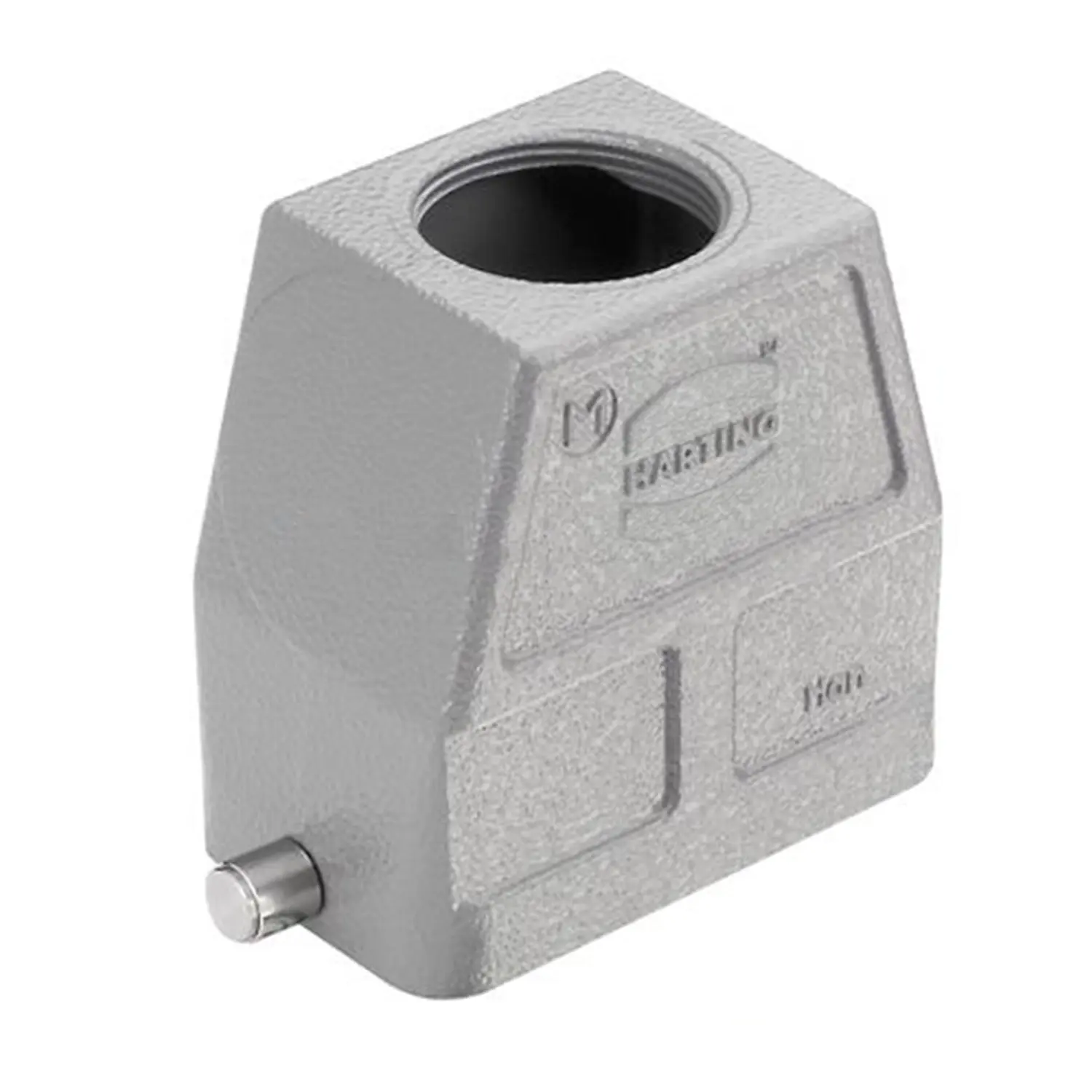 Produktfoto 1 von 19300100448 HARTING Han 10B Tüllengehäuse hoch, 1xM40 gerader Kabelabgang, für 1 Bügel (am Unterteil) Verschraubung M40 Klemmbereich 19,0mm - 28,0mm