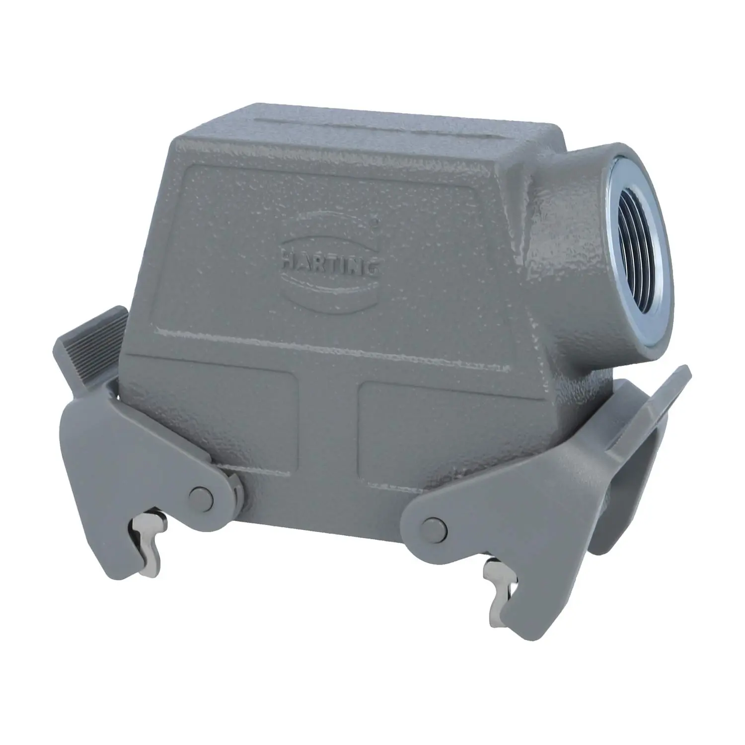 05300160563 HARTING Han 16B Tüllengehäuse hoch, 1xM25 seitlicher Kabelabgang, mit 2 Querbügeln Verschraubung M25 Klemmbereich 9,0mm - 17,0mm