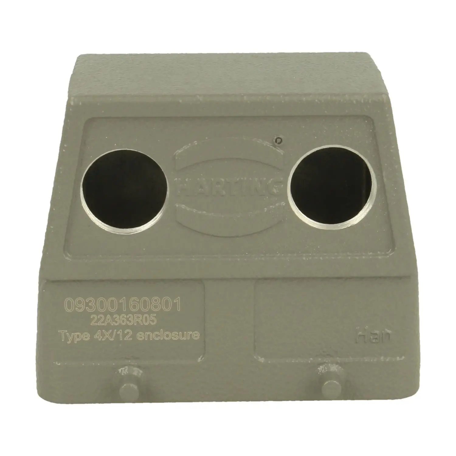 Produktfoto 1 von 05300160663  16 B Tüllengehäuse hohe Bauform Querbügelversion 2 Frontkabelausgänge M20