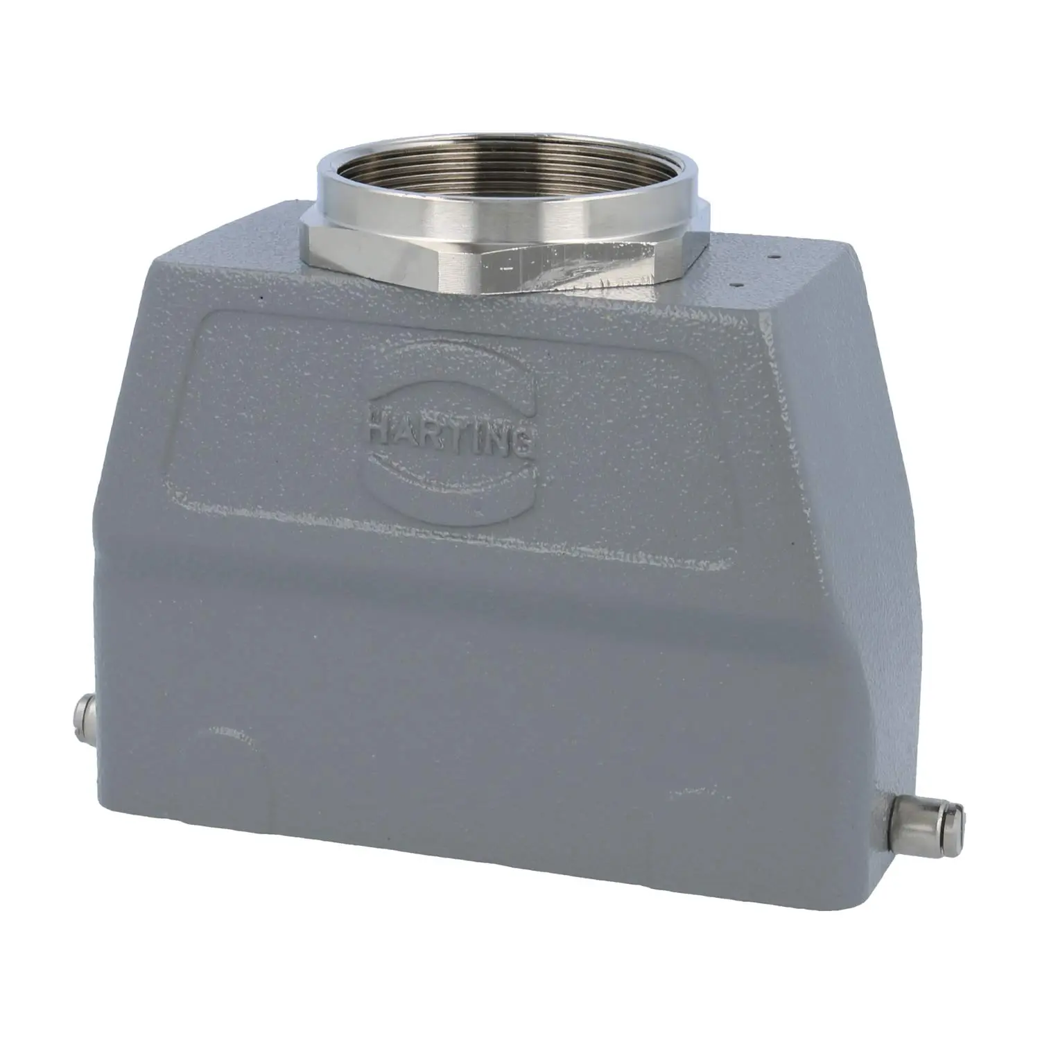 Produktfoto 1 von 05300240472 HARTING Han 24B Tüllengehäuse hoch, 1xM50 gerader Kabelabgang, für 1 Bügel (am Unterteil) Verschraubung M50 Klemmbereich 27,0mm - 35,0mm