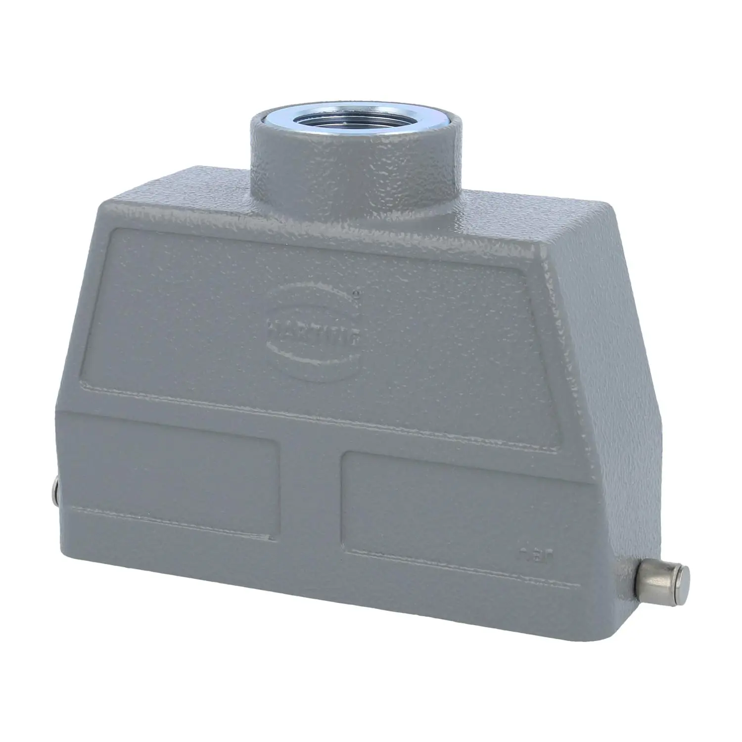 Produktfoto 1 von 05300240466 HARTING Han 24B Tüllengehäuse hoch, 1xM25 gerader Kabelabgang, für 1 Bügel (am Unterteil) Verschraubung M25 Klemmbereich 9,0mm - 17,0mm