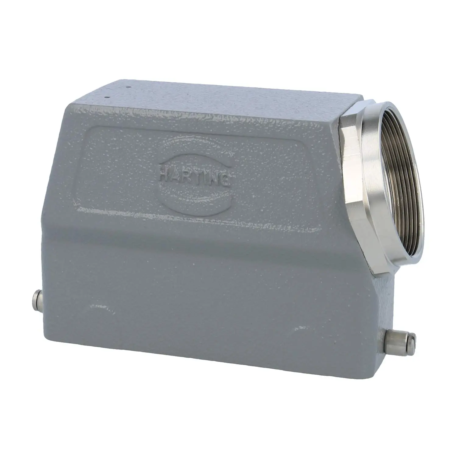 Produktfoto 1 von 05300240571 HARTING Han 24B Tüllengehäuse hoch, 1xM50 seitlicher Kabelabgang, für 1 Bügel (am Unterteil) Verschraubung M50 Klemmbereich 27,0mm - 35,0mm