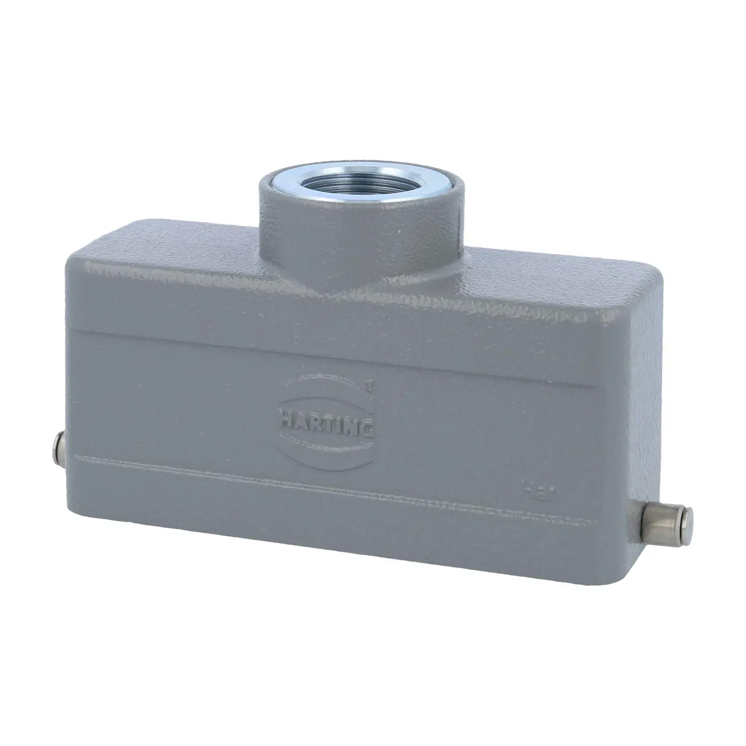 Produktfoto 1 von 05300241466 HARTING Han 24B Tüllengehäuse niedrig, 1xM25 gerader Kabelabgang, für 1 Bügel (am Unterteil) Verschraubung M25 Klemmbereich 9,0mm - 17,0mm