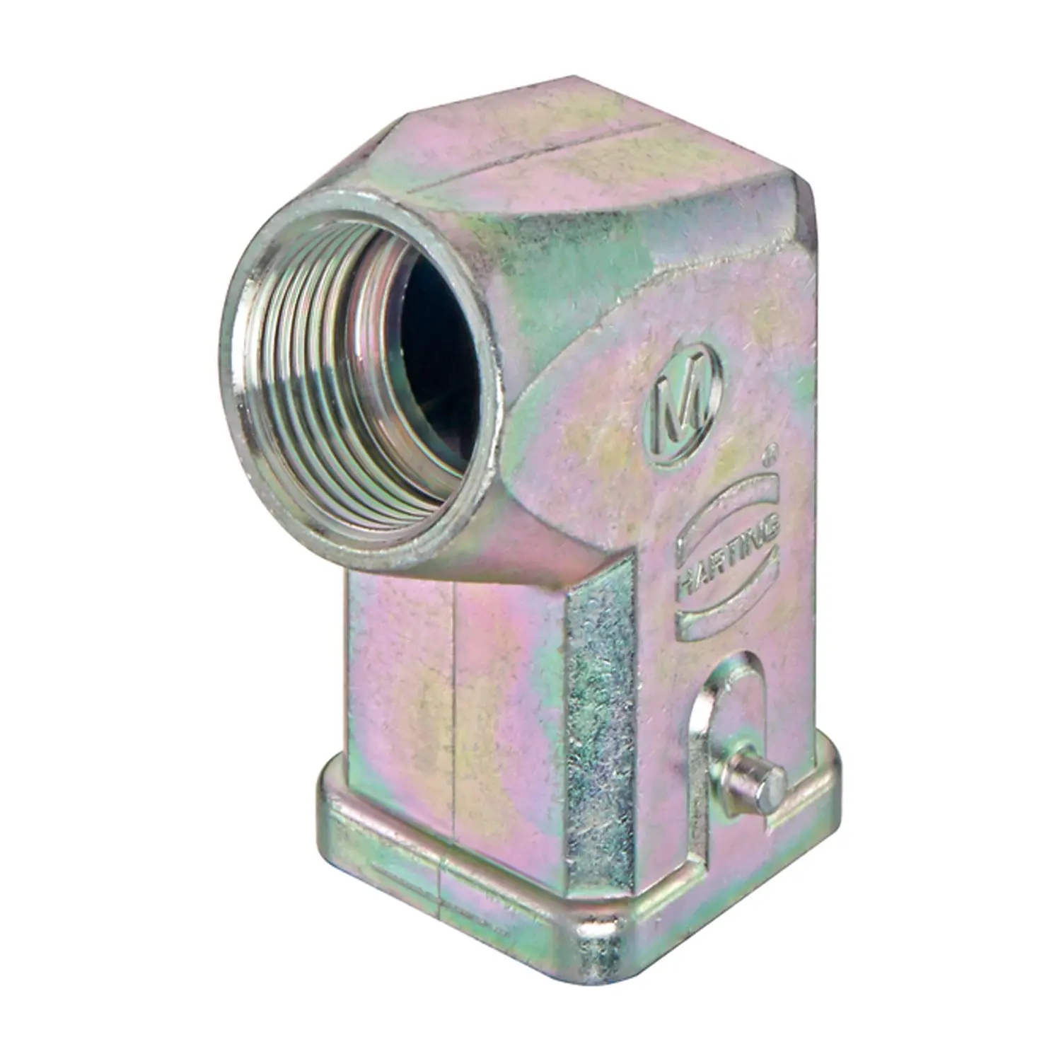 Produktfoto 1 von 19620031640 HARTING Han 3A EMV Tüllengehäuse ohne eingeklebte Dichtung, 1xM20 seitlicher Kabelabgang, für 1 Bügel (am Unterteil) EMV-Verschraubung M20 Klemmbereich 7,0mm - 13,0mm