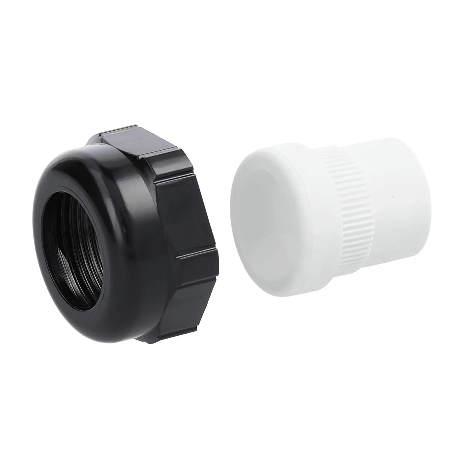 Produktfoto 1 von 09000005059 HARTING Q-Halbverschraubung PG16x1,41 Kunststoff Farbe tiefschwarz RAL 9005