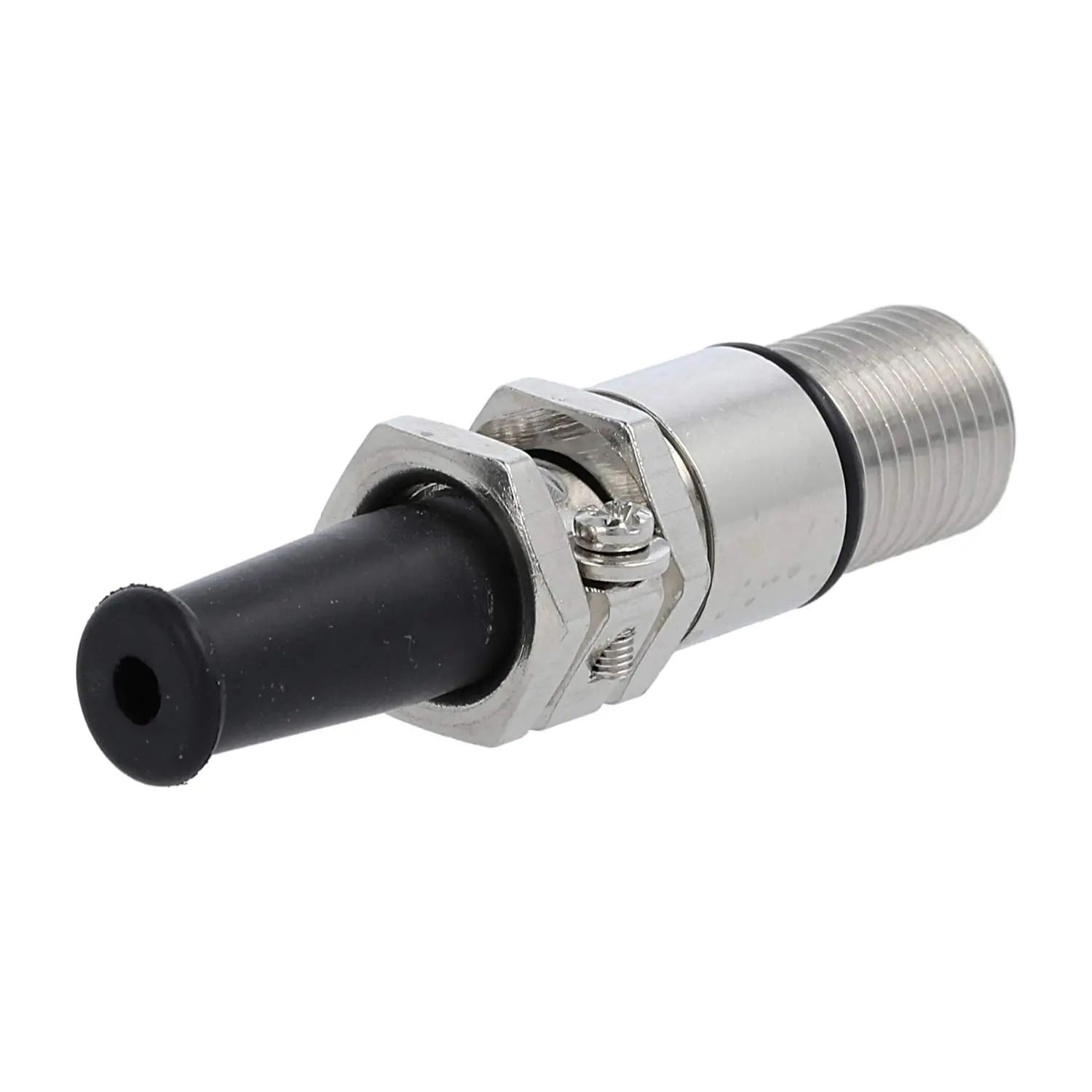 Produktfoto 1 von Verschraubung mit Biegeschutz PG7x1,27 ZBK-07/1L Sechskant-Zwischenstutzen Messing (CuZn) vernickelt Gewindelänge 15,0mm