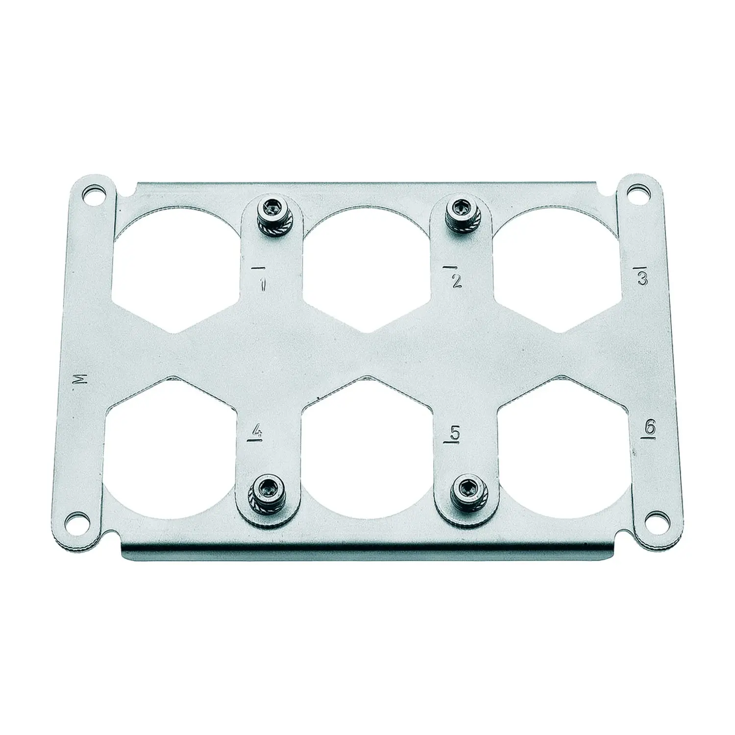 Produktfoto 1 von 09400489806 HARTING Han HPR Halterahmen, Baugröße 48 HPR Stift, für 6 HC-Module 350 Werkstoff Metall