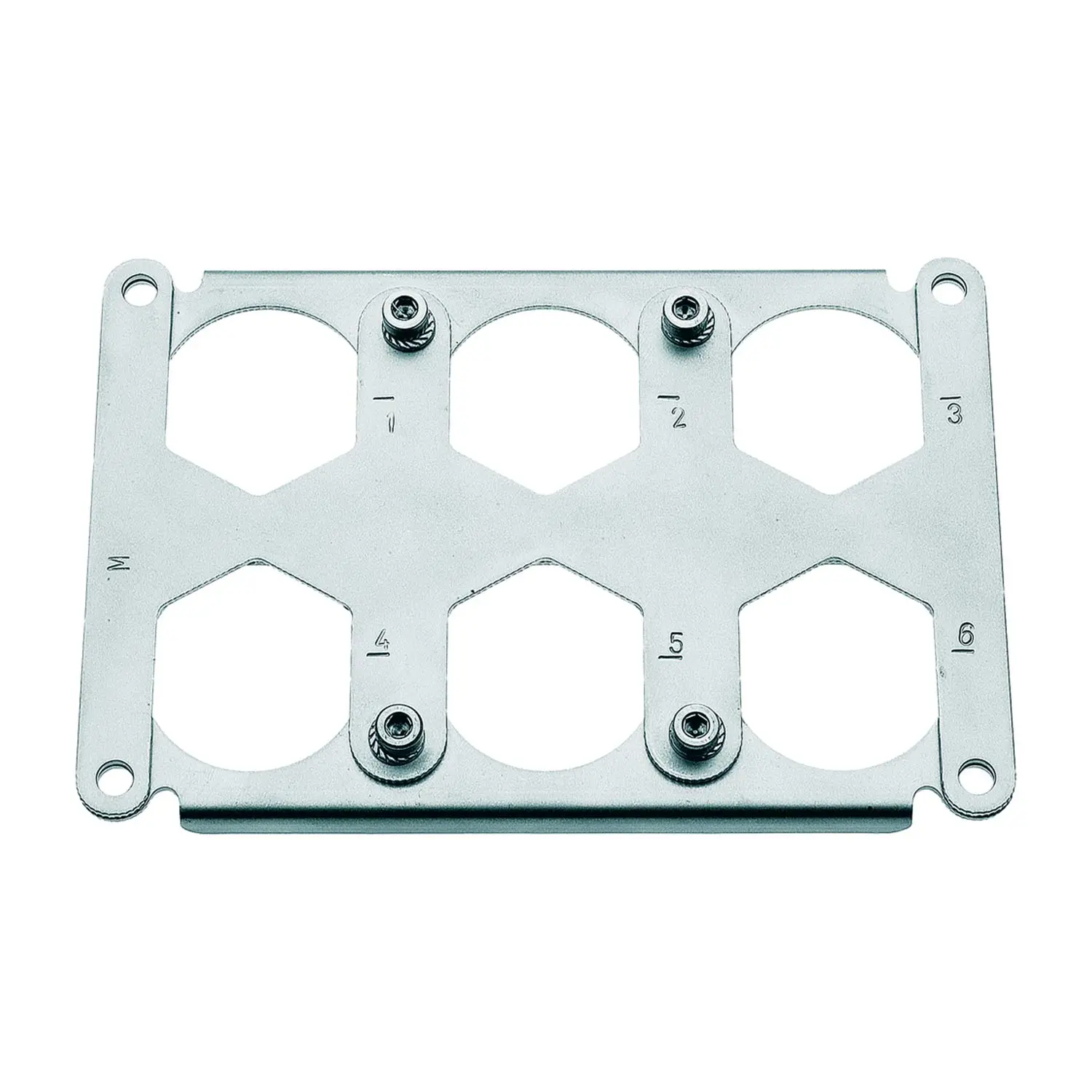 Produktfoto 1 von 09400489906 HARTING Han HPR Halterahmen, Baugröße 48 HPR Buchse, für 6 HC-Module 350 Werkstoff Metall