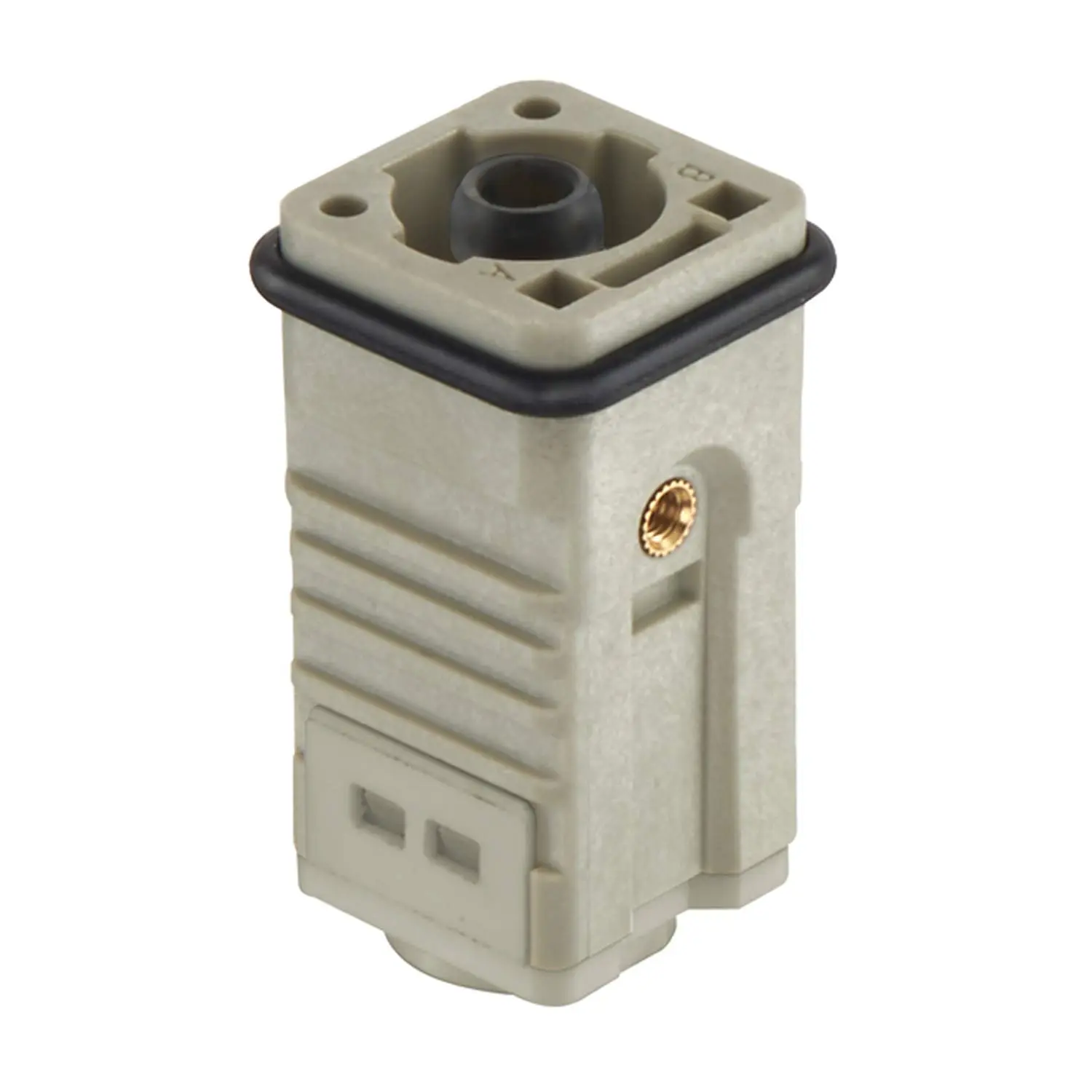 Produktfoto 1 von 09120012651 HARTING Han Q1/0 Stifteinsatz (M) Axialschraubanschluss, 1-polig 400V, 100A