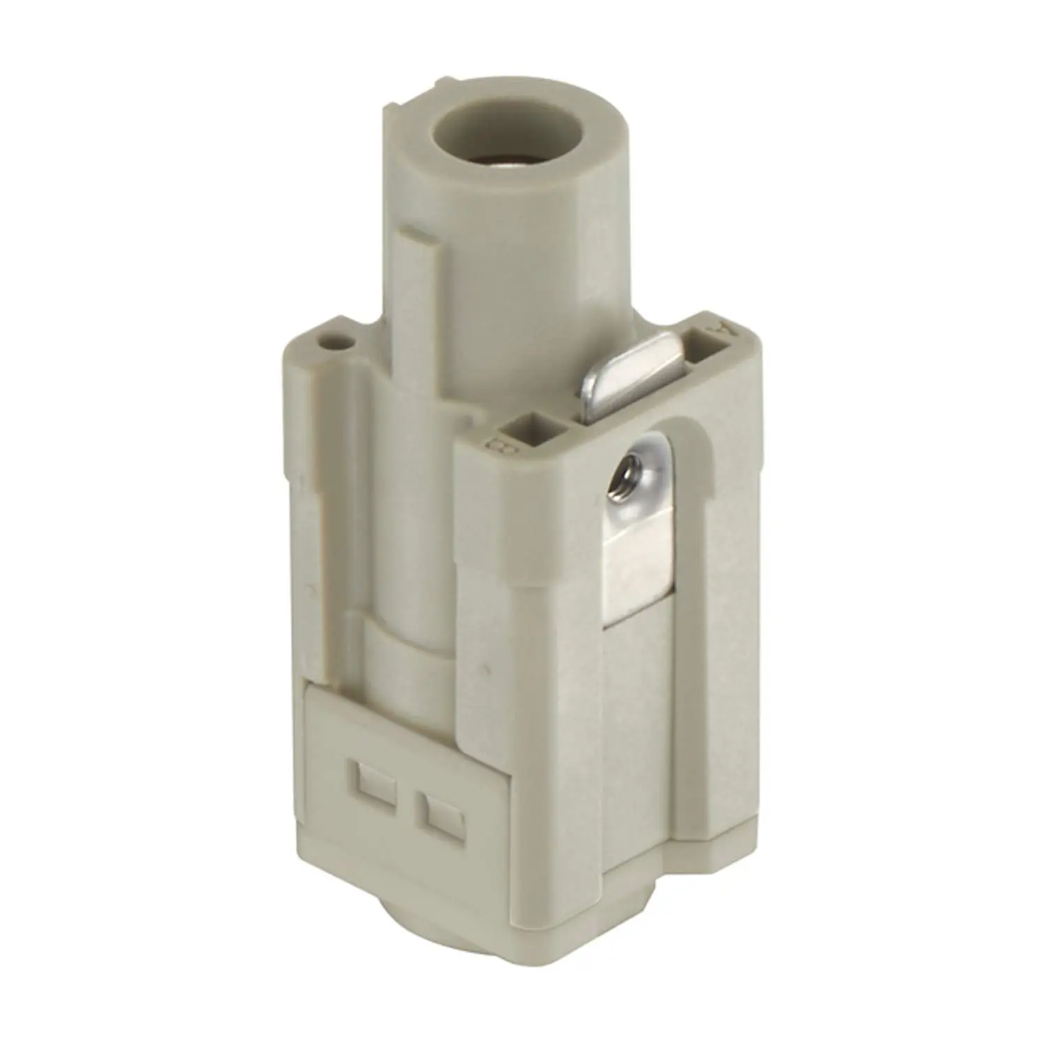 Produktfoto 1 von 09120012751 HARTING Han Q1/0 Buchseneinsatz (F) Axialschraubanschluss, 1-polig 400V, 100A