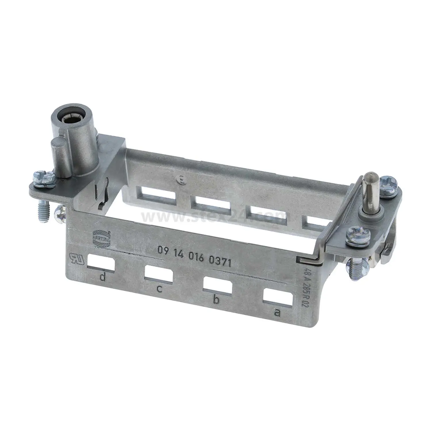 Produktfoto 1 von 09140160371 HARTING Han Gelenkrahmen plus (F), Baugröße 16B Buchse, für 4 Module Querschnitt PE 1mm² - 2,5mm² / 4mm² - 10mm² Temperaturbereich -40°C bis 125°C