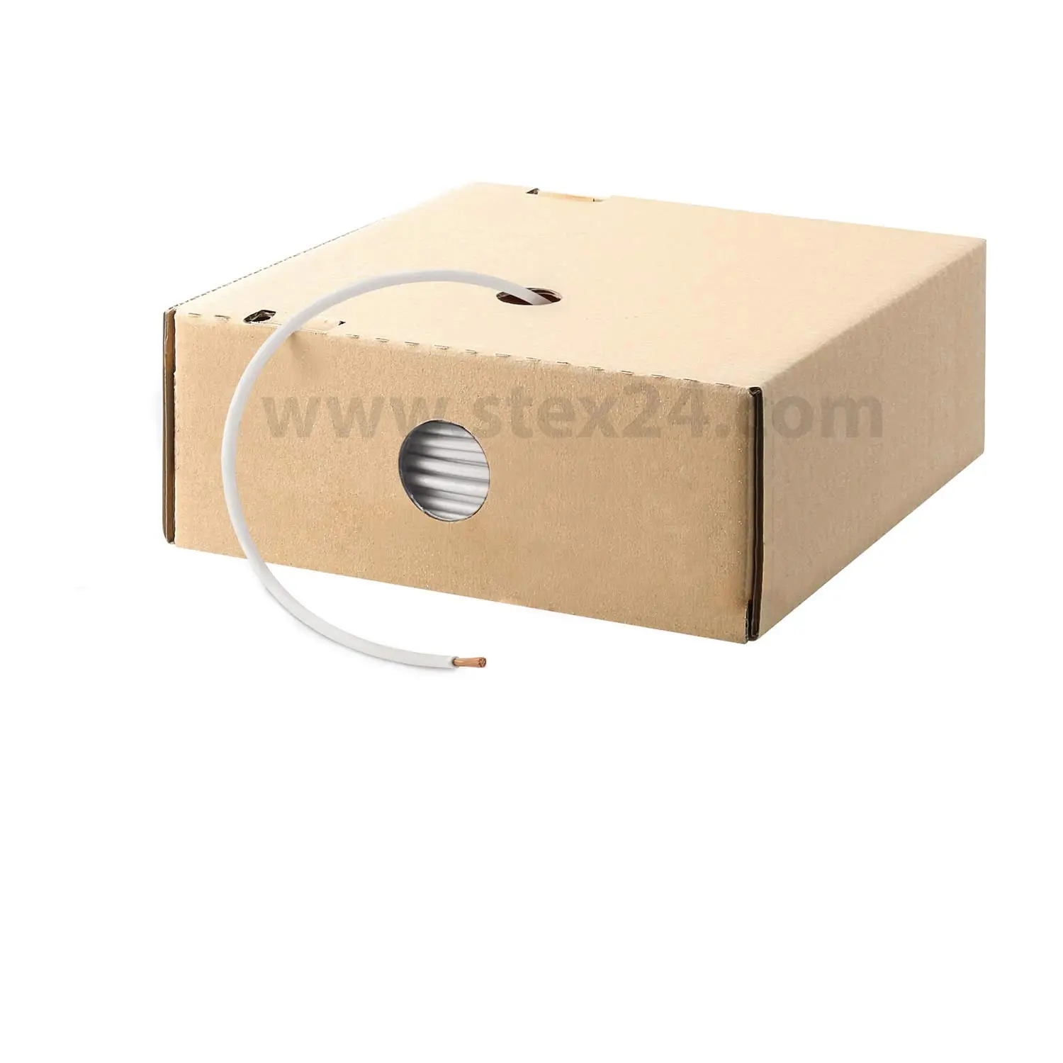 Produktfoto 1 von 52895 HELU KABEL H05Z-K 90°C 1X1mm² WH (weiß) Einzelader halogenfrei weiß AD 2,9mm VPE 100,0 Meter Nennspannung Uo/U 300V/500V