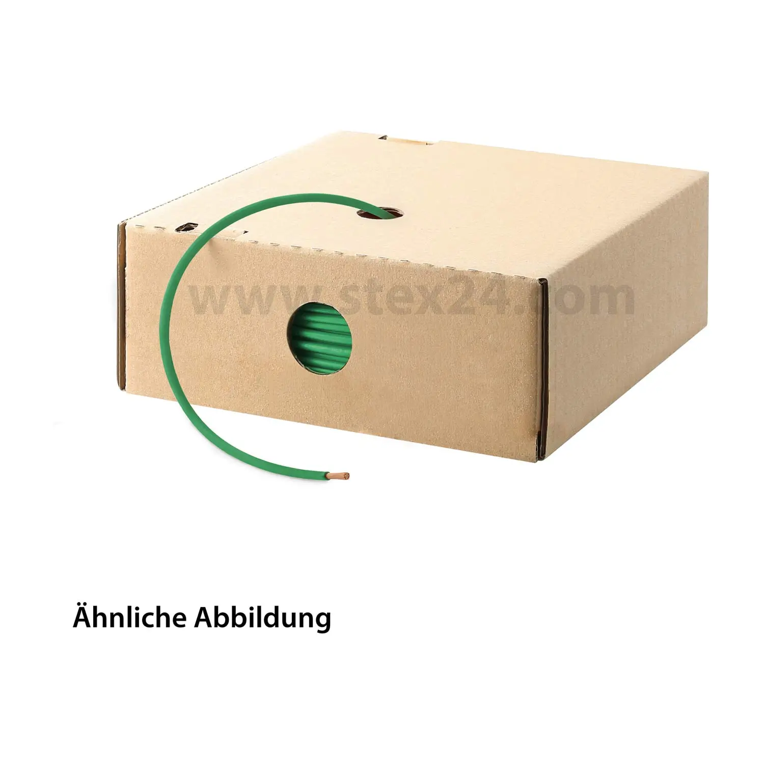 Produktfoto 1 von 29107 HELU KABEL (H)05V-K - (X05V-K) 1X0,75mm² GN (grün) Einzelader PVC grün AD 2,7mm VPE 100,0 Meter Nennspannung Uo/U 300V/500V