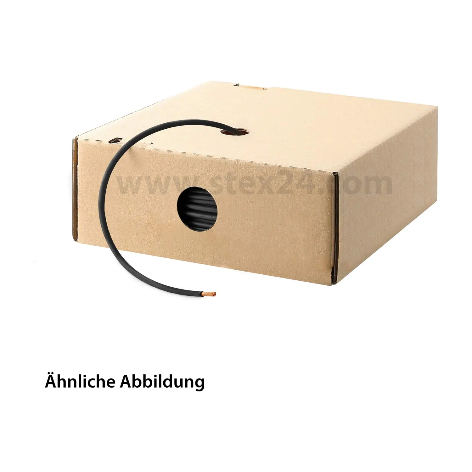 Produktfoto 1 von 29113 HELU KABEL H05V-K 1X1mm² BK (schwarz) Einzelader PVC schwarz AD 2,8mm VPE 100,0 Meter Nennspannung Uo/U 300V/500V