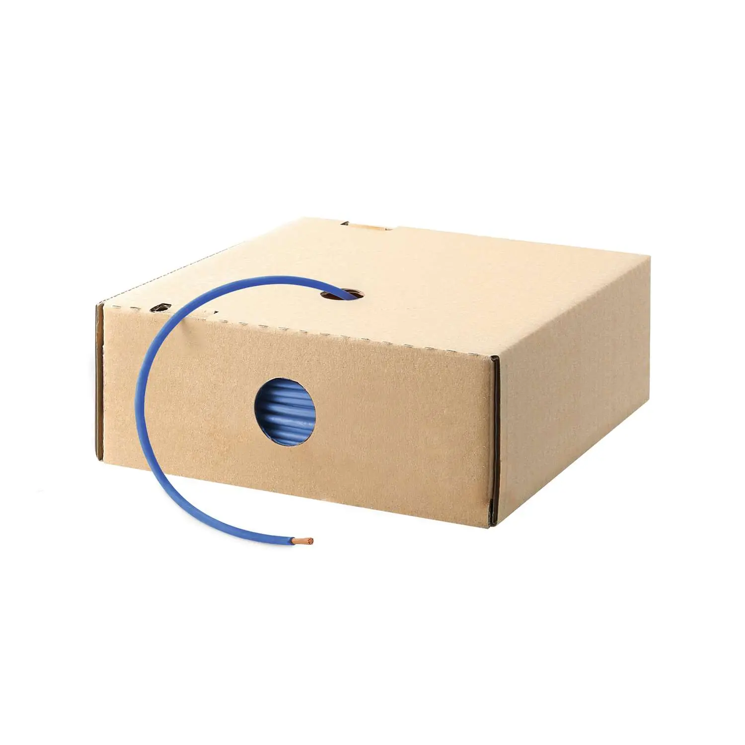 Produktfoto 1 von 29131 HELU KABEL H07V-K 1X1,5mm² BU (blau) Einzelader PVC blau AD 3,4mm VPE 100,0 Meter Nennspannung Uo/U 450V/750V