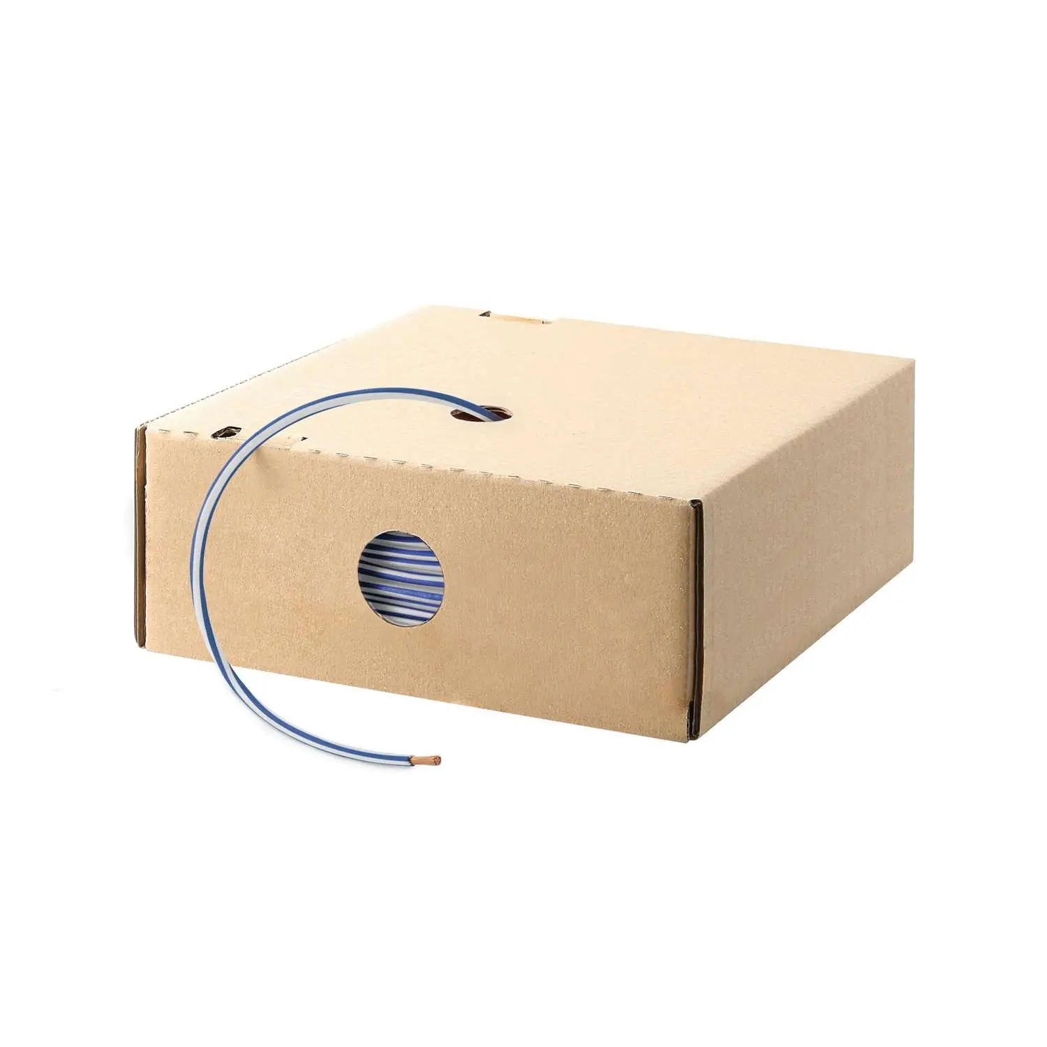 Produktfoto 1 von 4522922S LAPP X07V-K 1X2,5mm² DBUWH (dunkelblau/weiß) Einzelader PVC dunkelblau/weiß AD 4,1mm VPE 100,0 Meter Nennspannung Uo/U 450V/750V