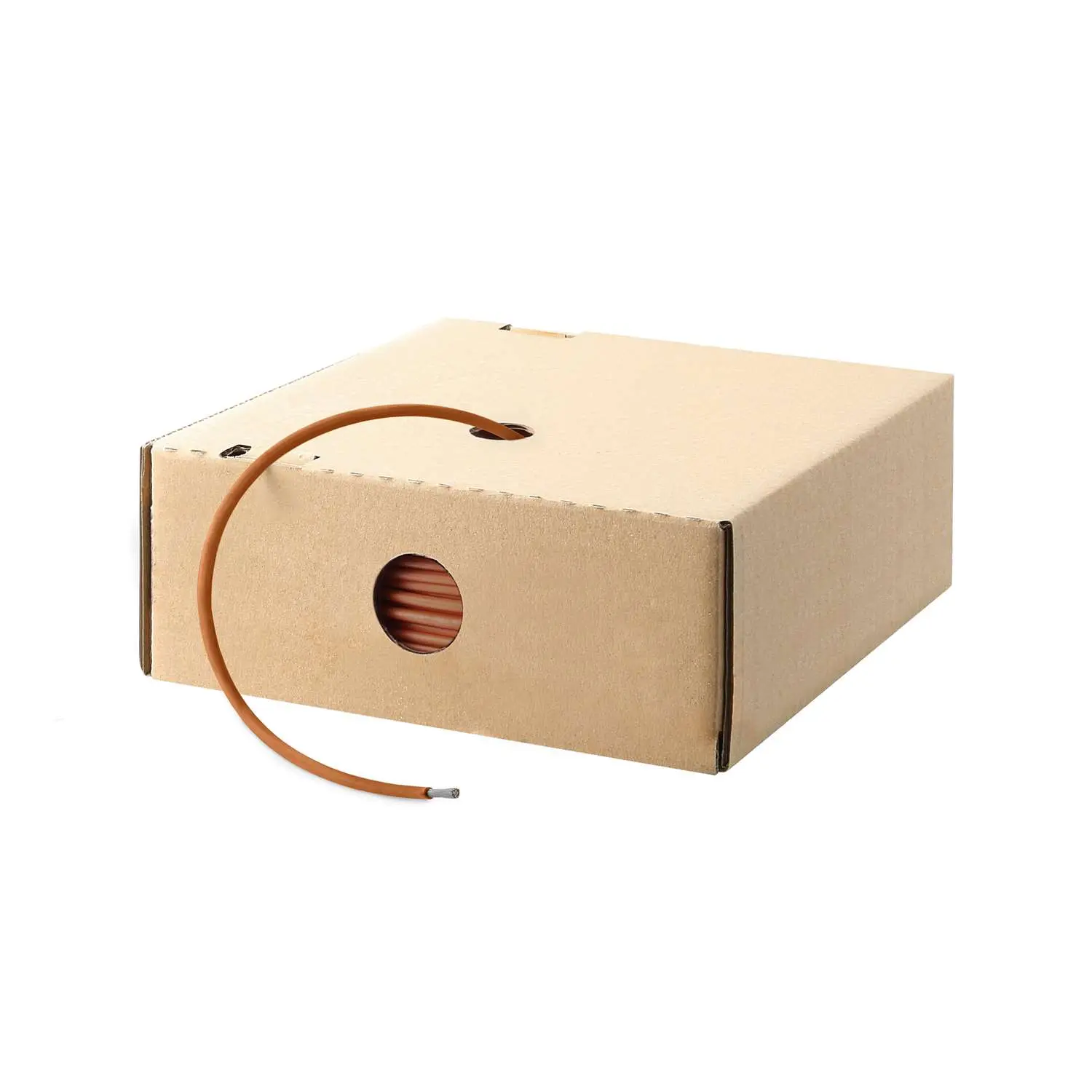Produktfoto 1 von 11019338 HELU KABEL FÜNFNORM 1X0,75mm² AWG19 BN (braun) Einzelader braun AD 2,9mm VPE 100,0 Meter Nennspannung Uo/U 450V/750V nach UL/CSA 600V