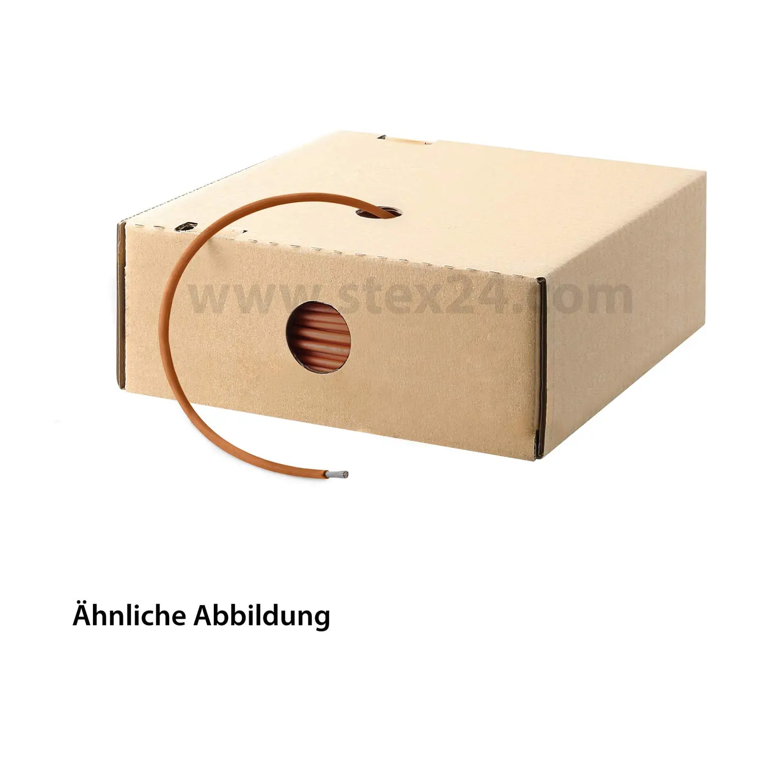 Produktfoto 1 von 11019373 HELU KABEL FÜNFNORM 1X1mm² AWG18 BN (braun) Einzelader braun AD 3,1mm VPE 100,0 Meter Nennspannung Uo/U 450V/750V nach UL/CSA 600V