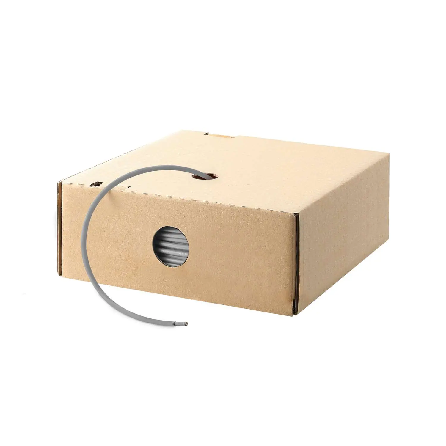 Produktfoto 1 von 11019341 HELU KABEL FÜNFNORM 1X0,75mm² AWG19 GY (grau) Einzelader grau AD 2,9mm VPE 100,0 Meter Nennspannung Uo/U 450V/750V nach UL/CSA 600V
