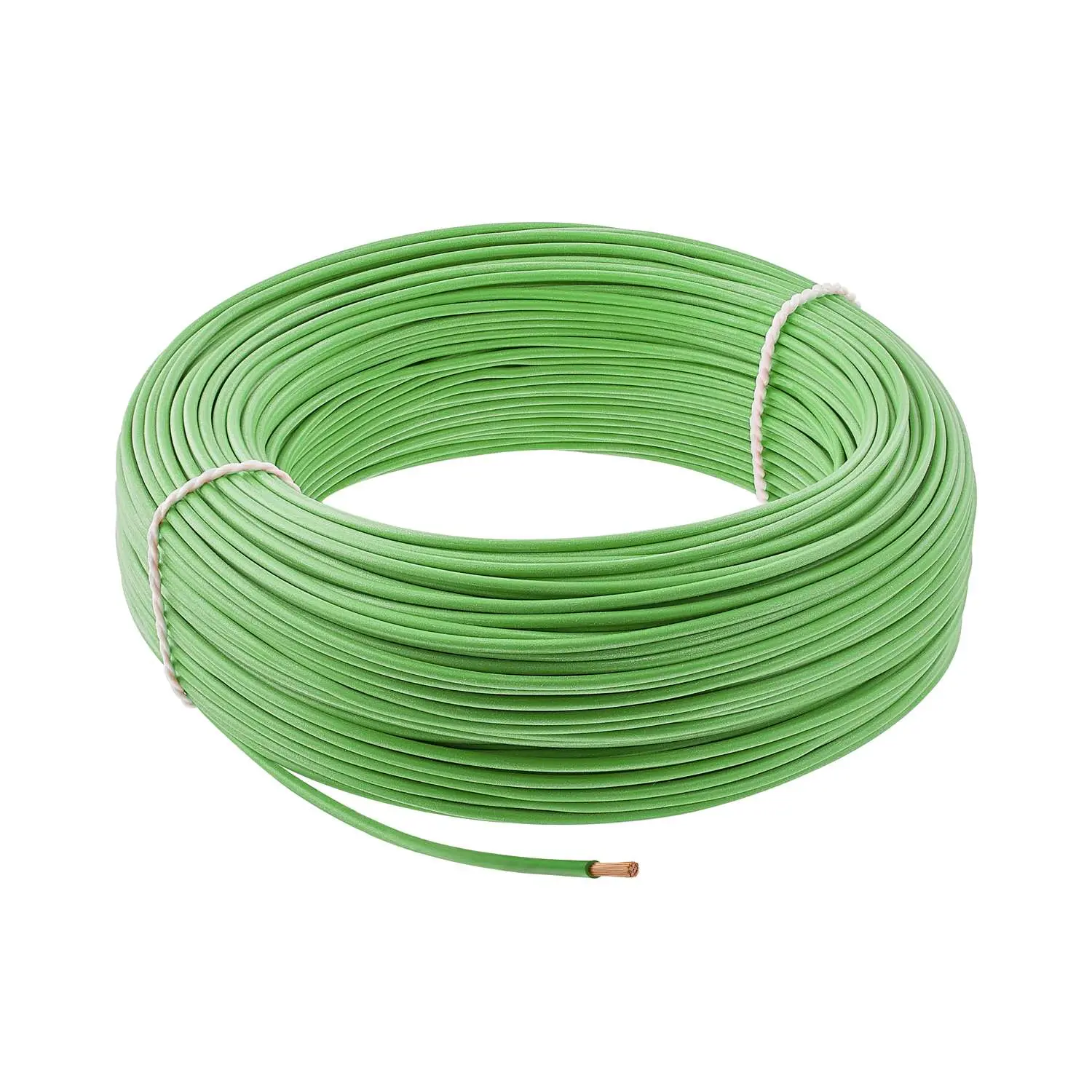 Produktfoto 1 von 11019345 HELU KABEL FÜNFNORM 1X0,75mm² AWG19 GN (grün) Einzelader grün AD 2,9mm VPE 100,0 Meter Nennspannung Uo/U 450V/750V nach UL/CSA 600V