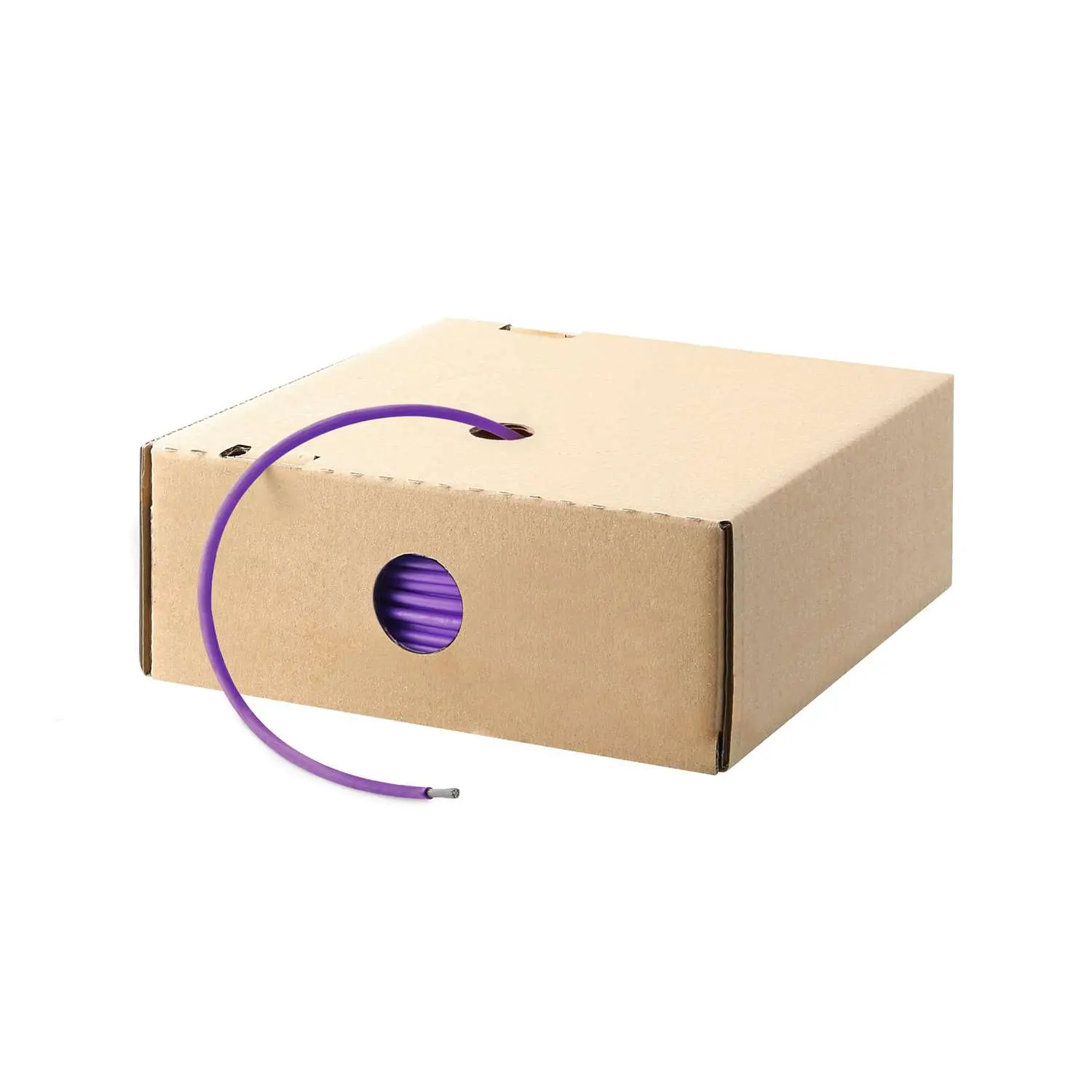 Produktfoto 1 von 11019342 HELU KABEL FÜNFNORM 1X0,75mm² AWG19 VT (violett) Einzelader violett AD 2,9mm VPE 100,0 Meter Nennspannung Uo/U 450V/750V nach UL/CSA 600V