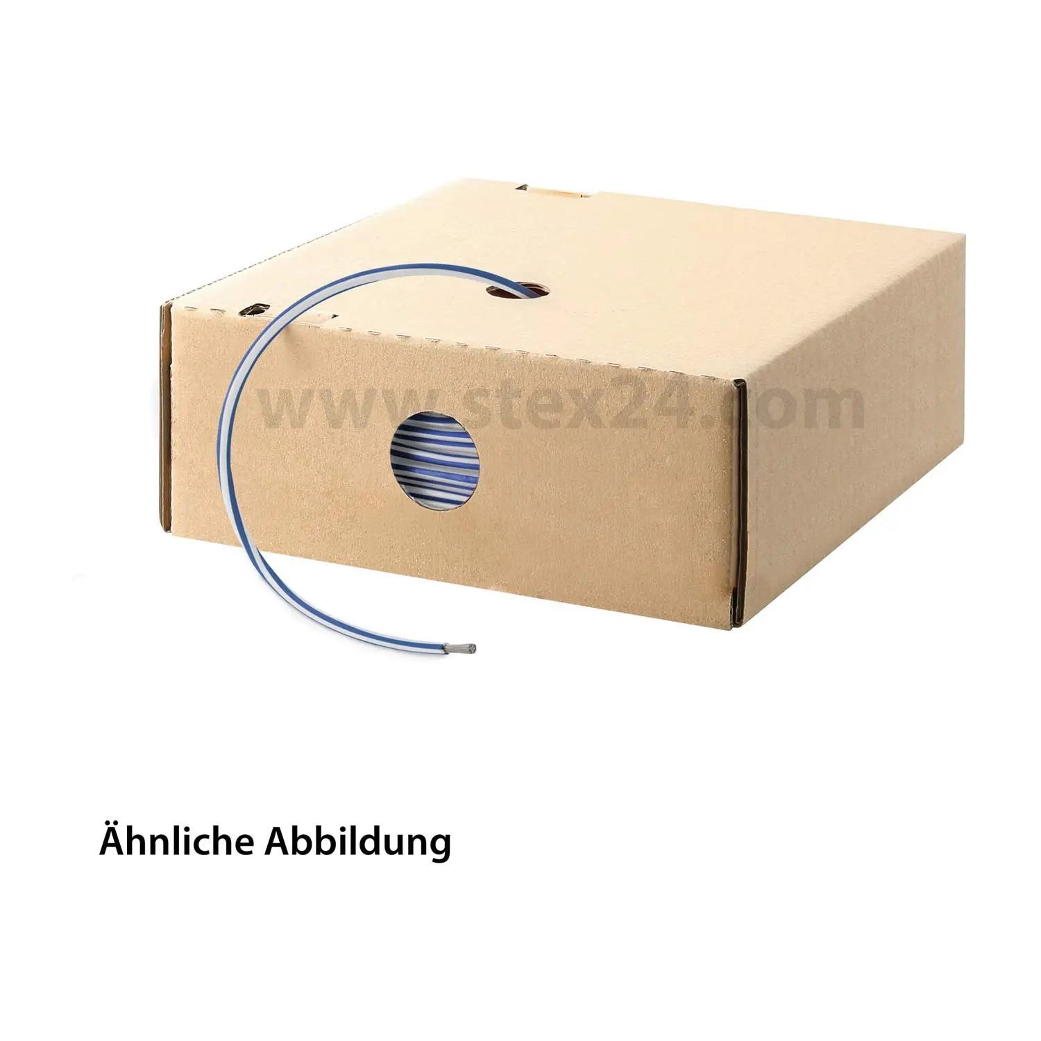 Produktfoto 1 von 11019456 HELU KABEL FÜNFNORM 1X2,5mm² AWG14 WHBU (weiß/blau) Einzelader weiß/blau AD 4,0mm VPE 100,0 Meter Nennspannung Uo/U 450V/750V nach UL/CSA 600V