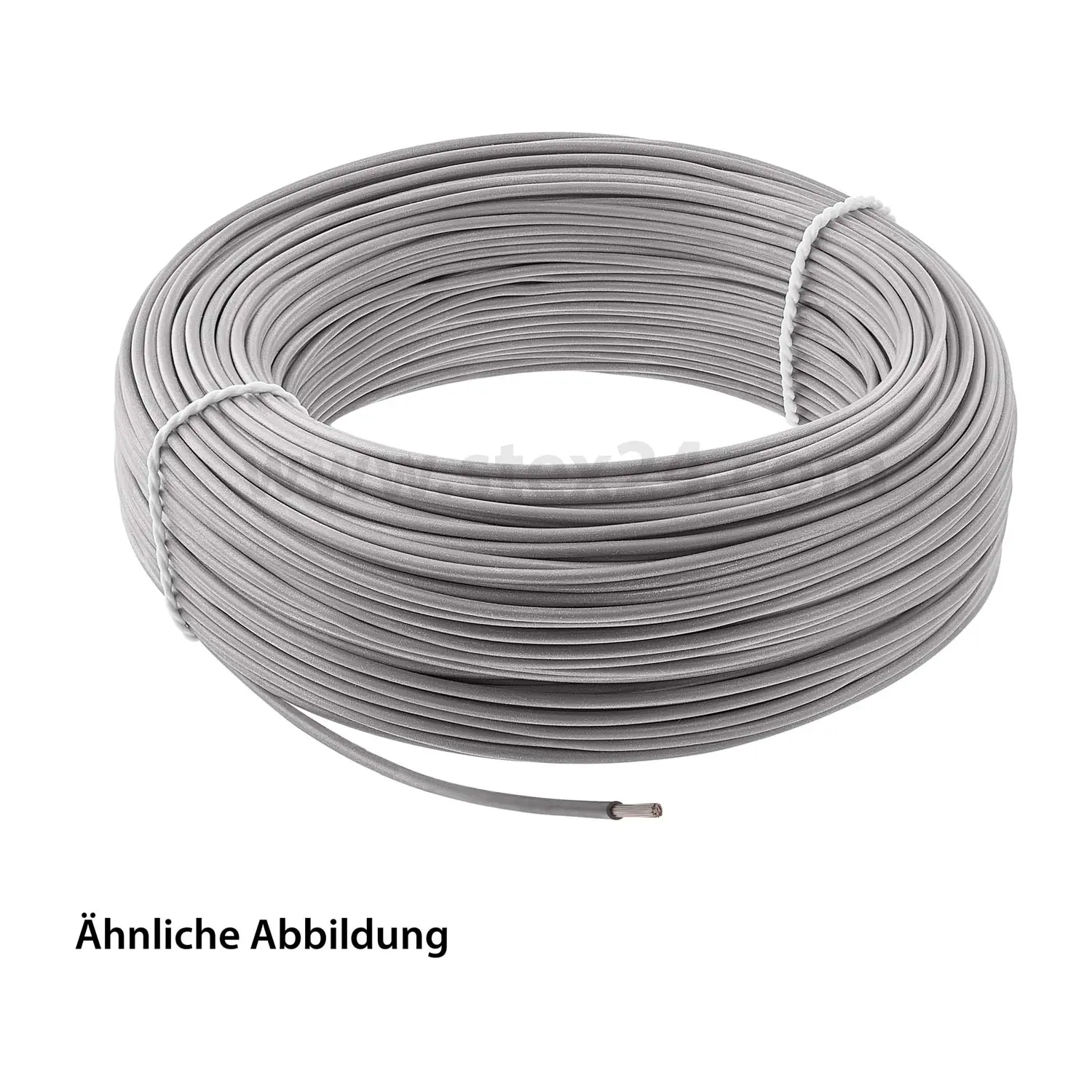 Produktfoto 1 von 0050106 LAPP SiF 1X1mm² GY (grau) Einzelader Silikon grau AD 2,5mm VPE 100,0 Meter Nennspannung Uo/U 300V/500V