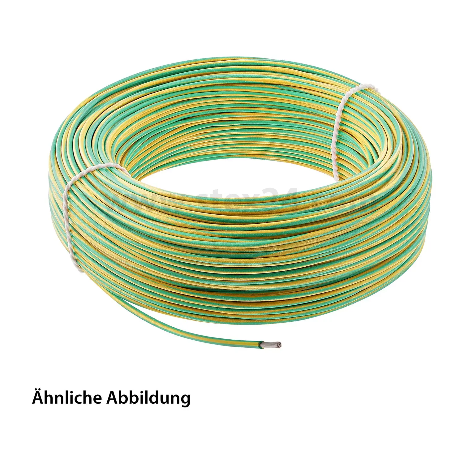 Produktfoto 1 von 0050000 LAPP SiF 1X1mm² GNYE (grün/gelb) Einzelader Silikon grün/gelb AD 2,5mm VPE 100,0 Meter Nennspannung Uo/U 300V/500V