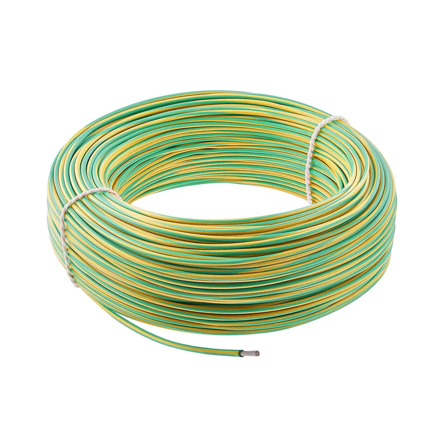 Produktfoto 1 von 0051000 LAPP SiF 1X1,5mm² GNYE (grün/gelb) Einzelader Silikon grün/gelb AD 2,8mm VPE 100,0 Meter Nennspannung Uo/U 300V/500V