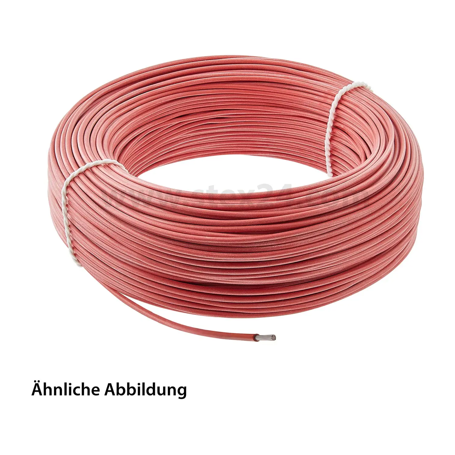 0048104 LAPP SiF 1X0,5mm² RD (rot) Einzelader Silikon rot AD 2,1mm VPE 100,0 Meter Nennspannung Uo/U 300V/500V