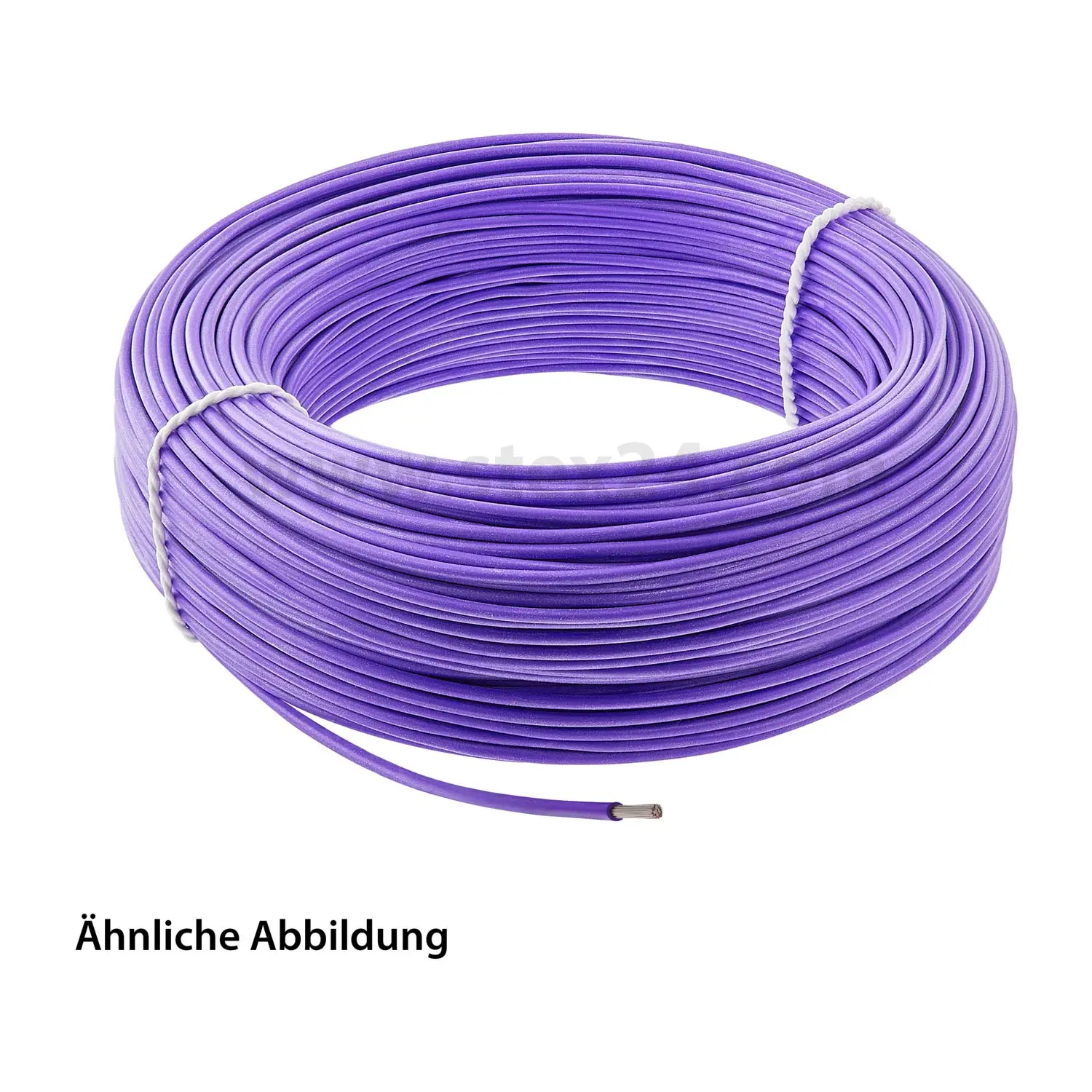 Produktfoto 1 von 0050007 LAPP SiF 1X1mm² VT (violett) Einzelader Silikon violett AD 2,5mm VPE 100,0 Meter Nennspannung Uo/U 300V/500V