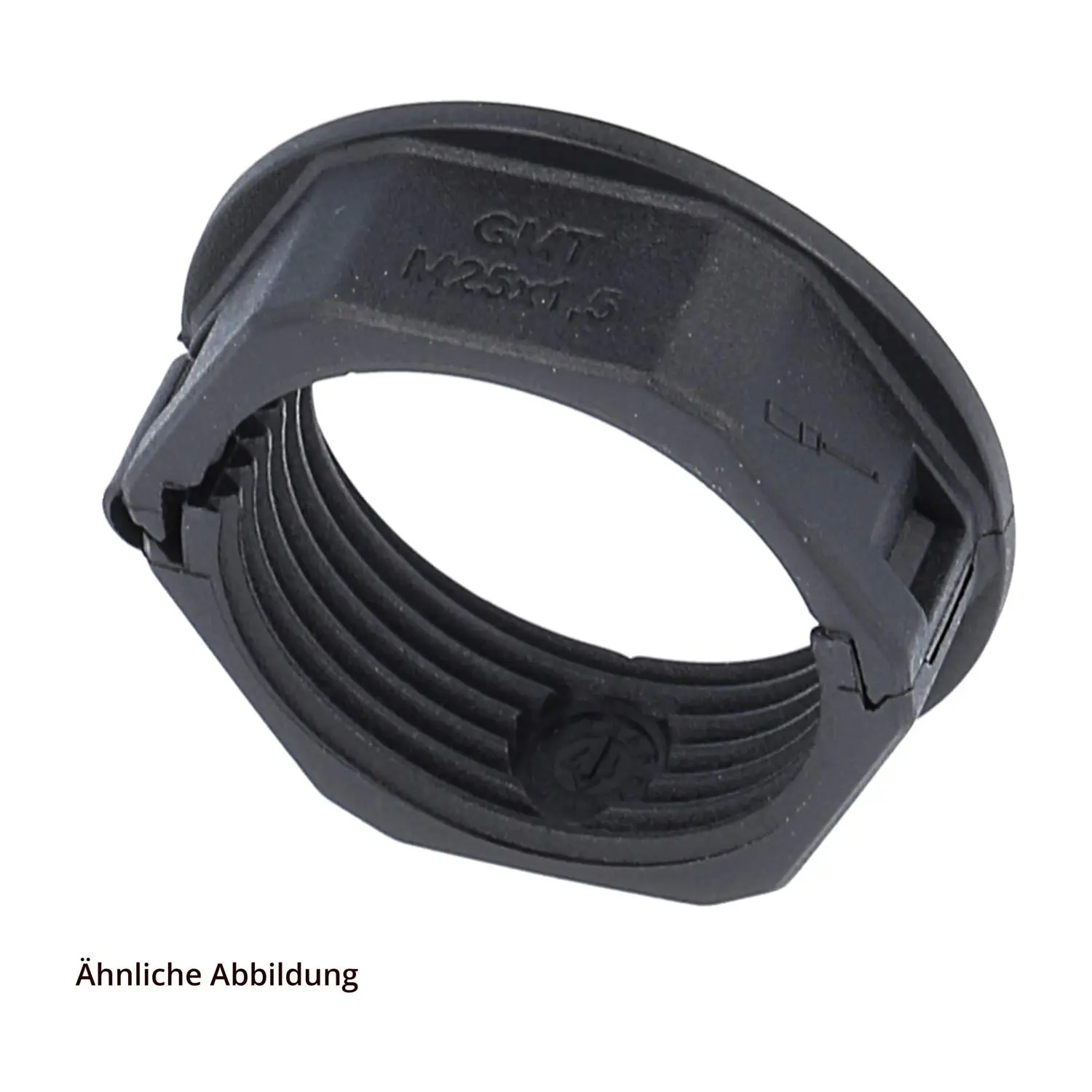 10318000040 FLEXA Gegenmutter, teilbar M40x1,5 für Verschraubung M40 GMK-Duo Farbe schwarz Schutzart IP54