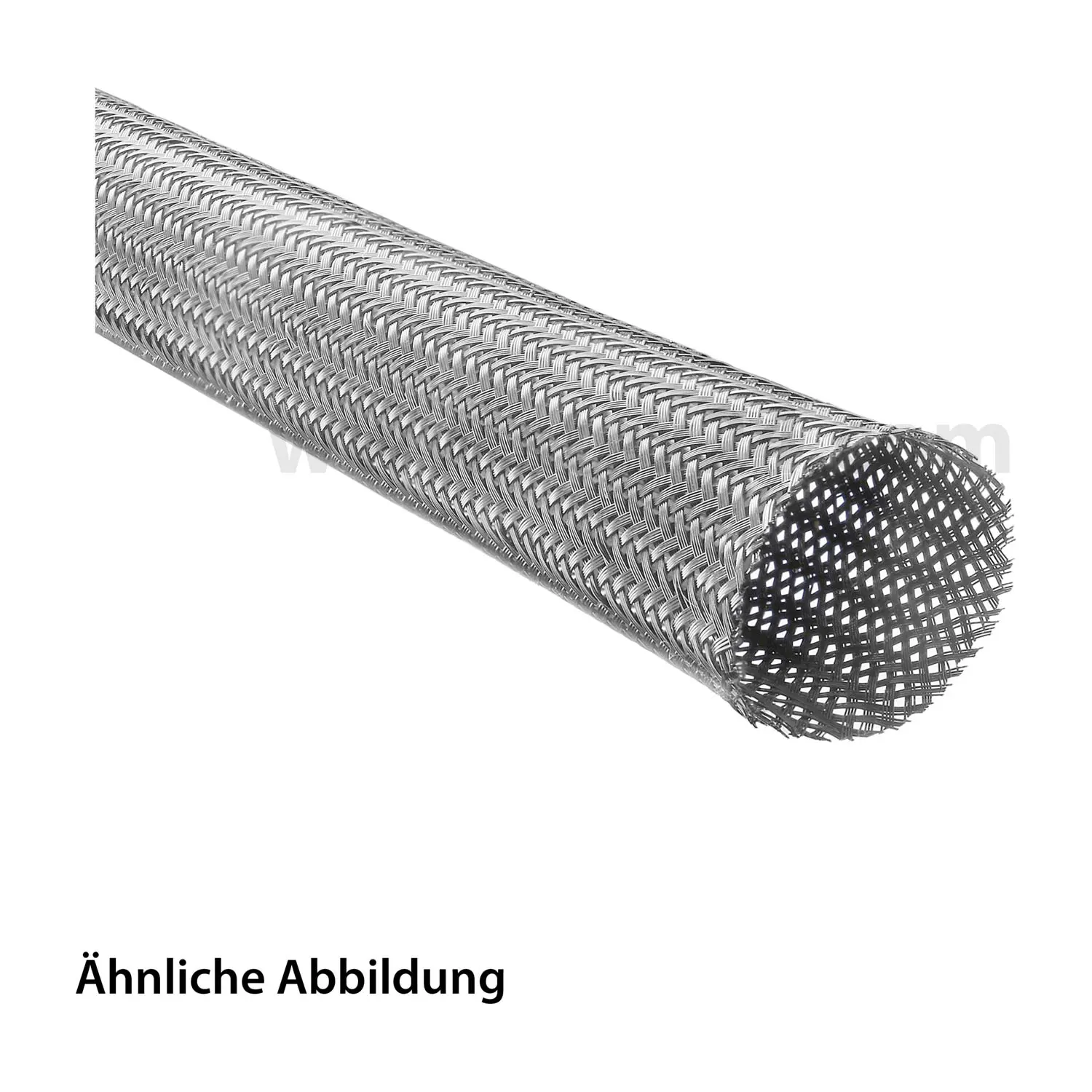 10239601008 FLEXA HG-PET022 grau Hohlgeflechtschlauch PET-Monofile Einsatzbereich 4,0mm - 8,0mm Temperaturbereich -50°C bis 150°C kurzzeitig 175°C