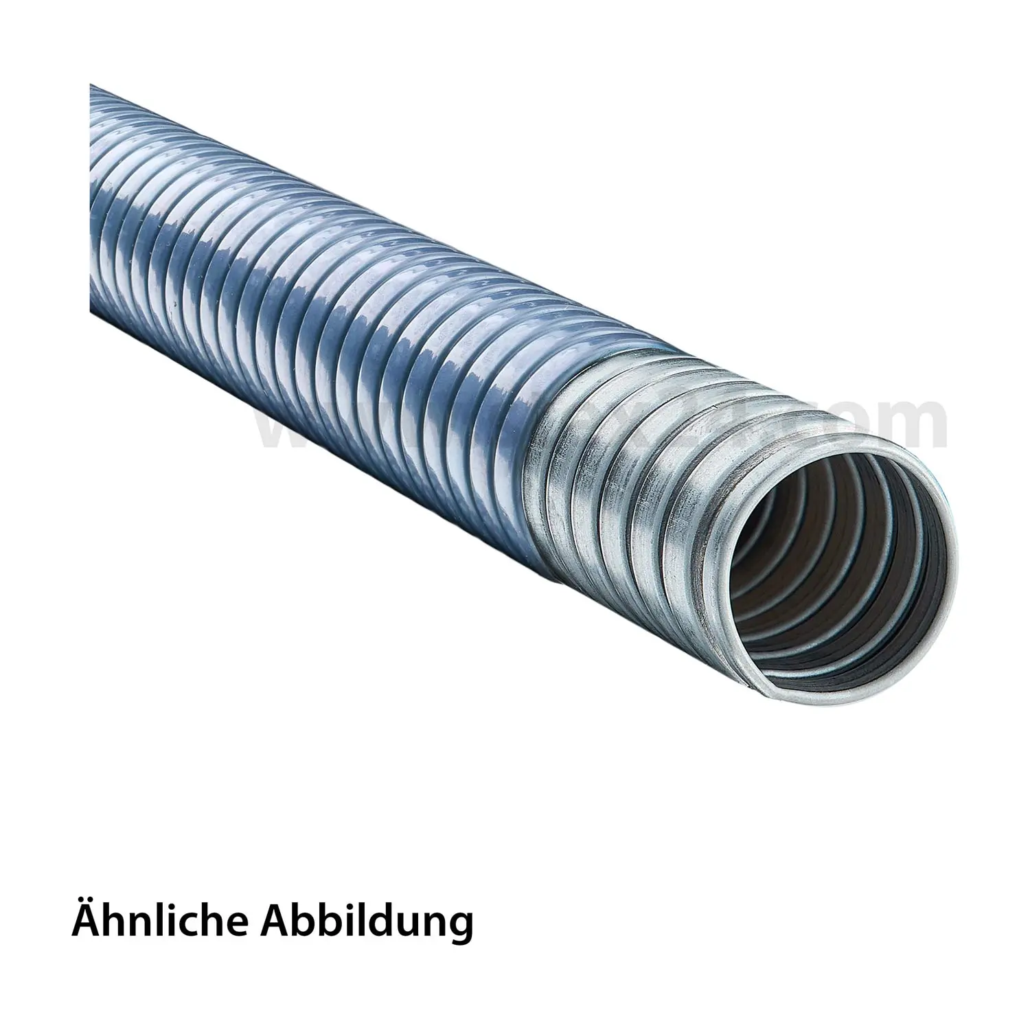 12130101007 FLEXA FLEXAgraff-PU-AS Metallschutzschlauch doppelt gefalztes mit PUR-Mantel AD 10,0mm, ID 7,0mm doppelt gefalztes Profil, Mindestbiegeradius bewegt 90,0mm
