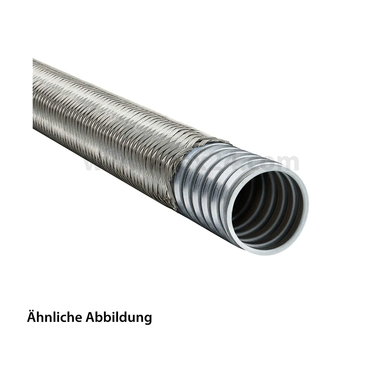 Produktfoto 1 von 14016701007 FLEXA SPR-CU-AS Metallschutzschlauch mit CU-Umflechtung AD 10,0mm, ID 7,0mm eingehaktes Profil, Mindestbiegeradius bewegt 40,0mm