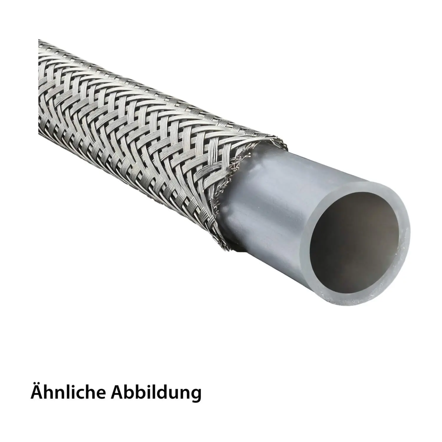 Produktfoto 1 von 14051701008 FLEXA HG-CU-K Hohlgeflechtschlauch verzinnter Kupferdraht Einsatzbereich 3,0mm - 10,0mm innen glatt