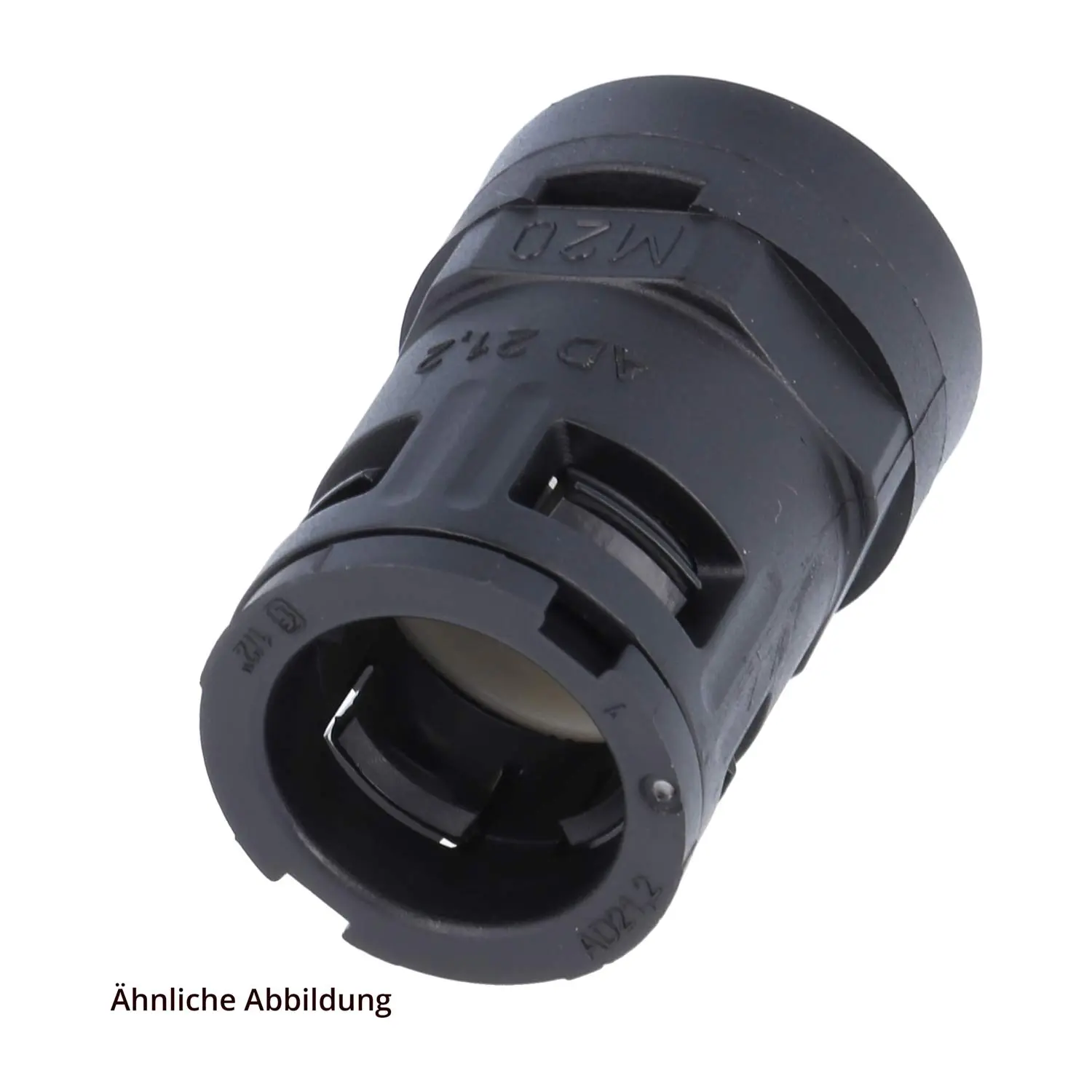 Produktfoto 1 von 15108010212 FLEXA RQGK2-M Schnellverschraubung gerade Gewinde M12x1,5 für Schlauch-Außendurchmesser 10,0mm hochdichtend mit Messing-Innengewinde