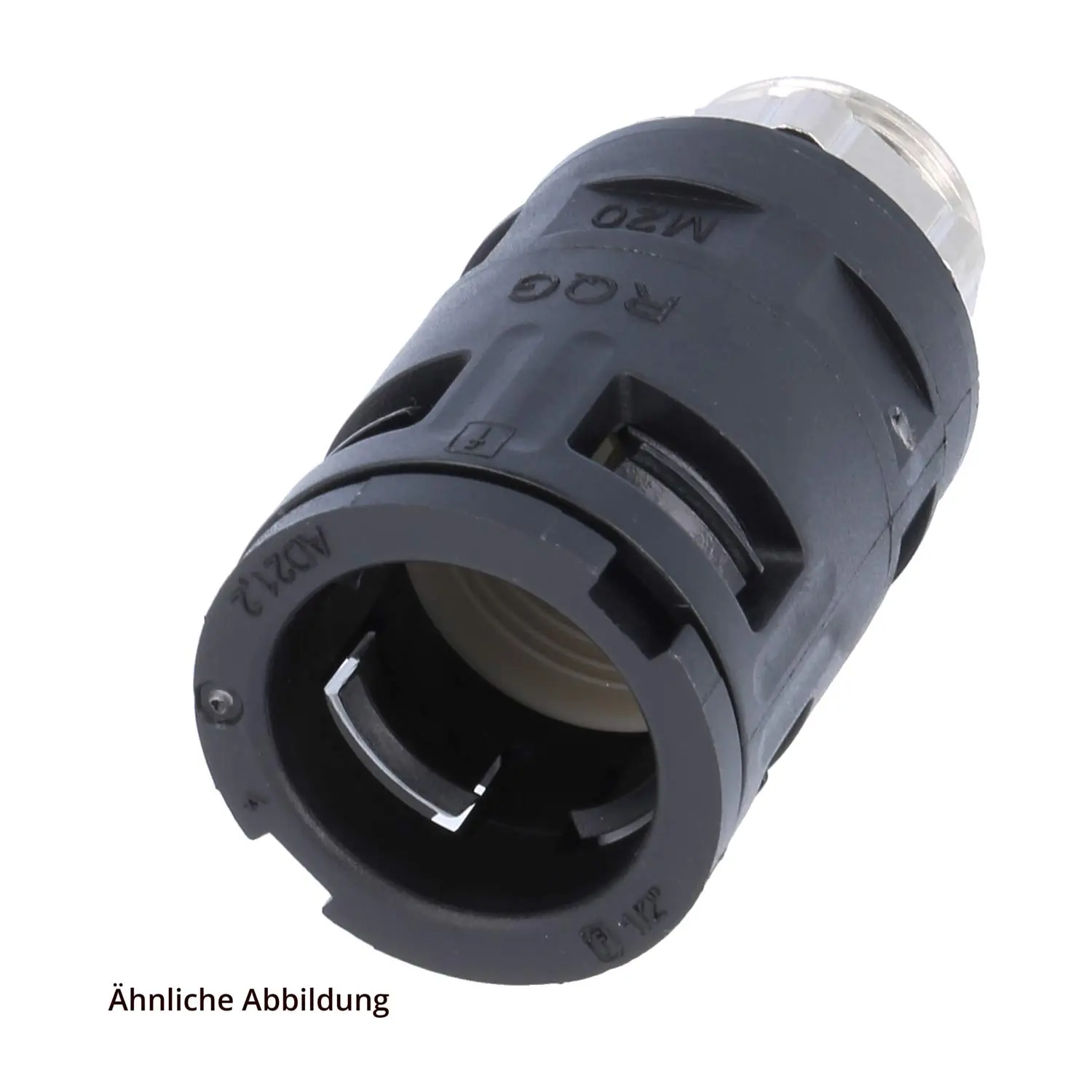 Produktfoto 1 von 15112242250 FLEXA RQGKZP-M Schnellverschraubung gerade Gewinde M50x1,5 für Schlauch-Außendurchmesser 42,5mm hochdichtend mit Messing-Außengewinde, Zugentlastung