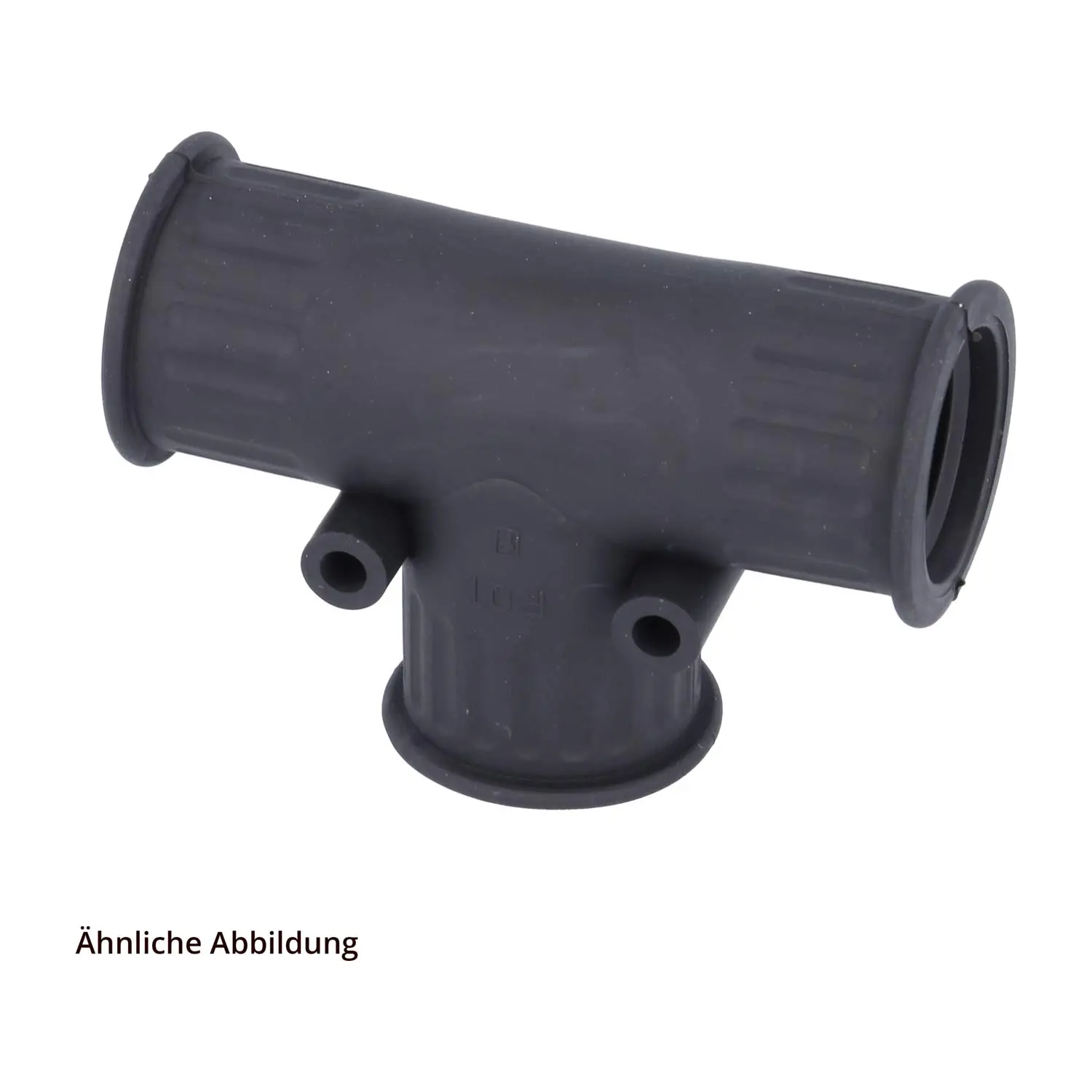 15020067202 FLEXA RQT Schnellverschraubung T-Verteiler TPE für Schlauch-Außendurchmesser 1x28,5mm + 2x28,5mm Wellrohr-T-Verteiler