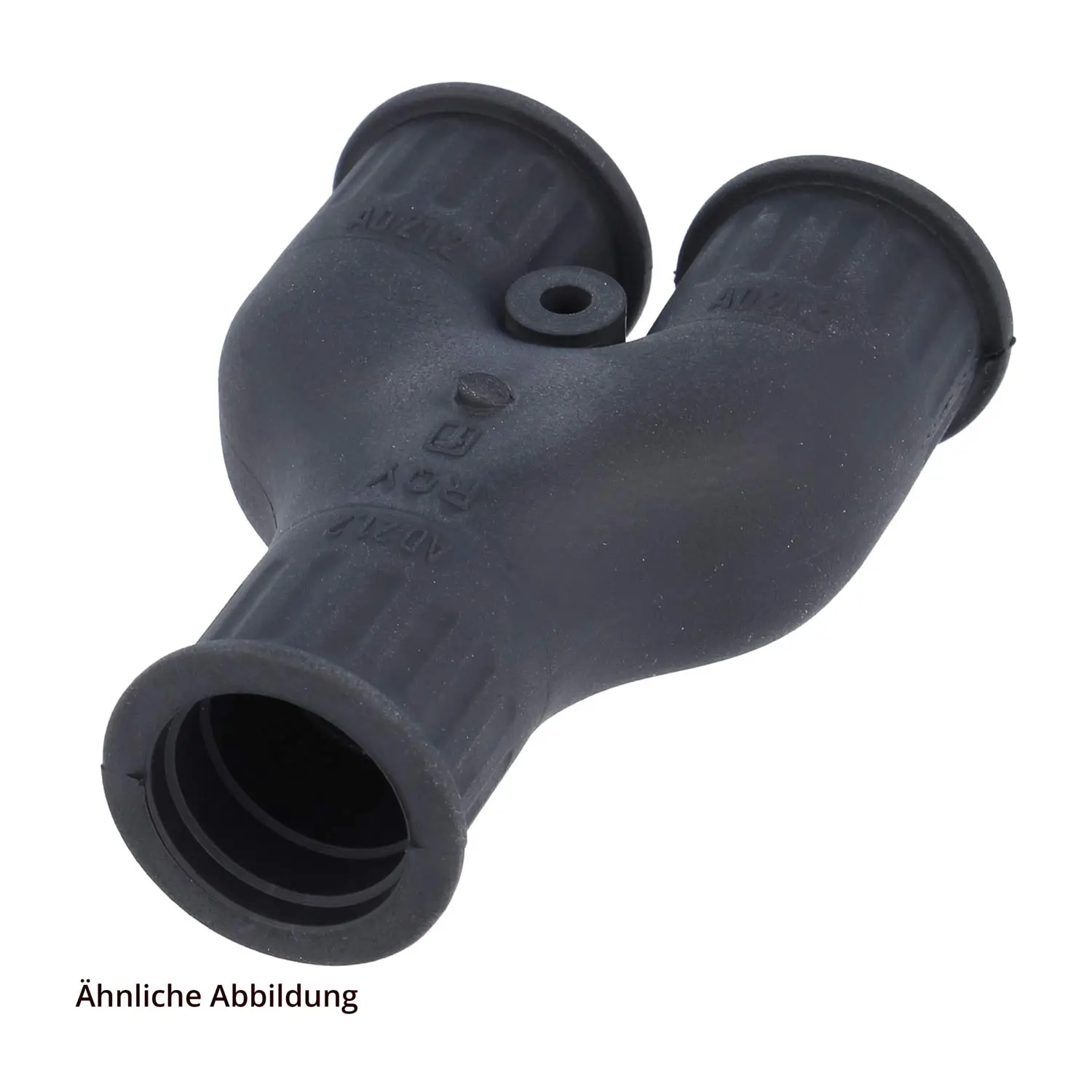 15020033205 FLEXA RQY Schnellverschraubung Y-Verteiler TPE für Schlauch-Außendurchmesser 1x10,0mm + 2x10,0mm Wellrohr-Y-Verteiler