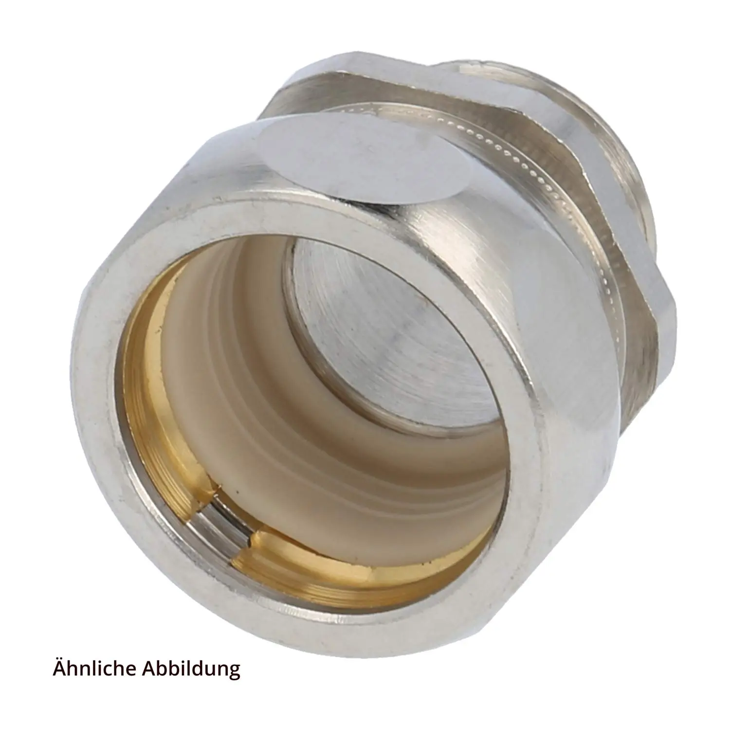 Produktfoto 1 von 15126015016 FLEXA RGE-M Metallverschraubung gerade für EMV-PA Gewinde M16x1,5 für Schlauch-Außendurchmesser 15,8mm für Schlauch-Innendurchmesser 12,0mm