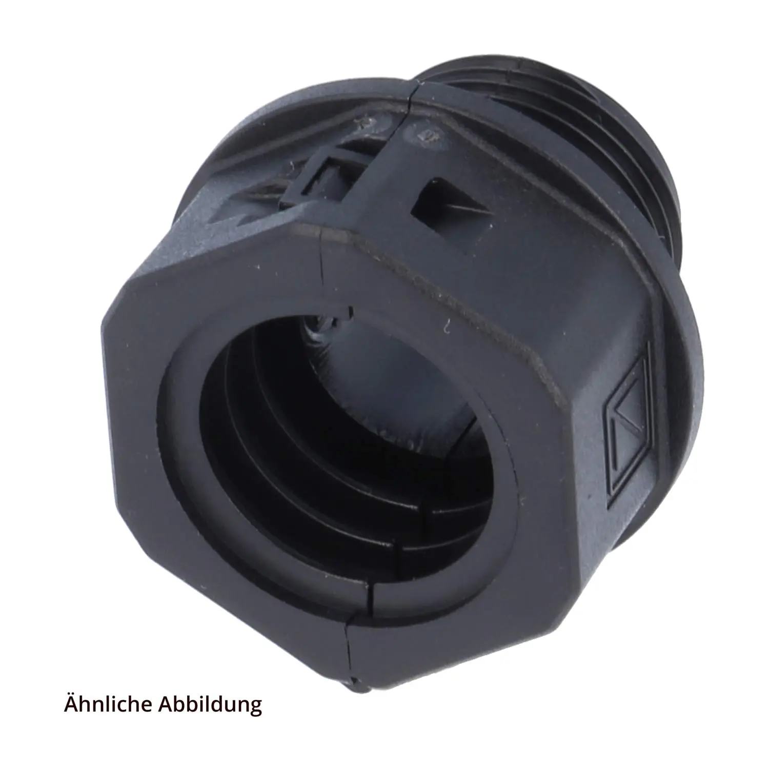 Produktfoto 1 von 15128054250 FLEXA RQG-Duo-M Verschraubung teilbar gerade Gewinde M50x1,5 für Schlauch-Außendurchmesser 54,5mm mit Außengewinde