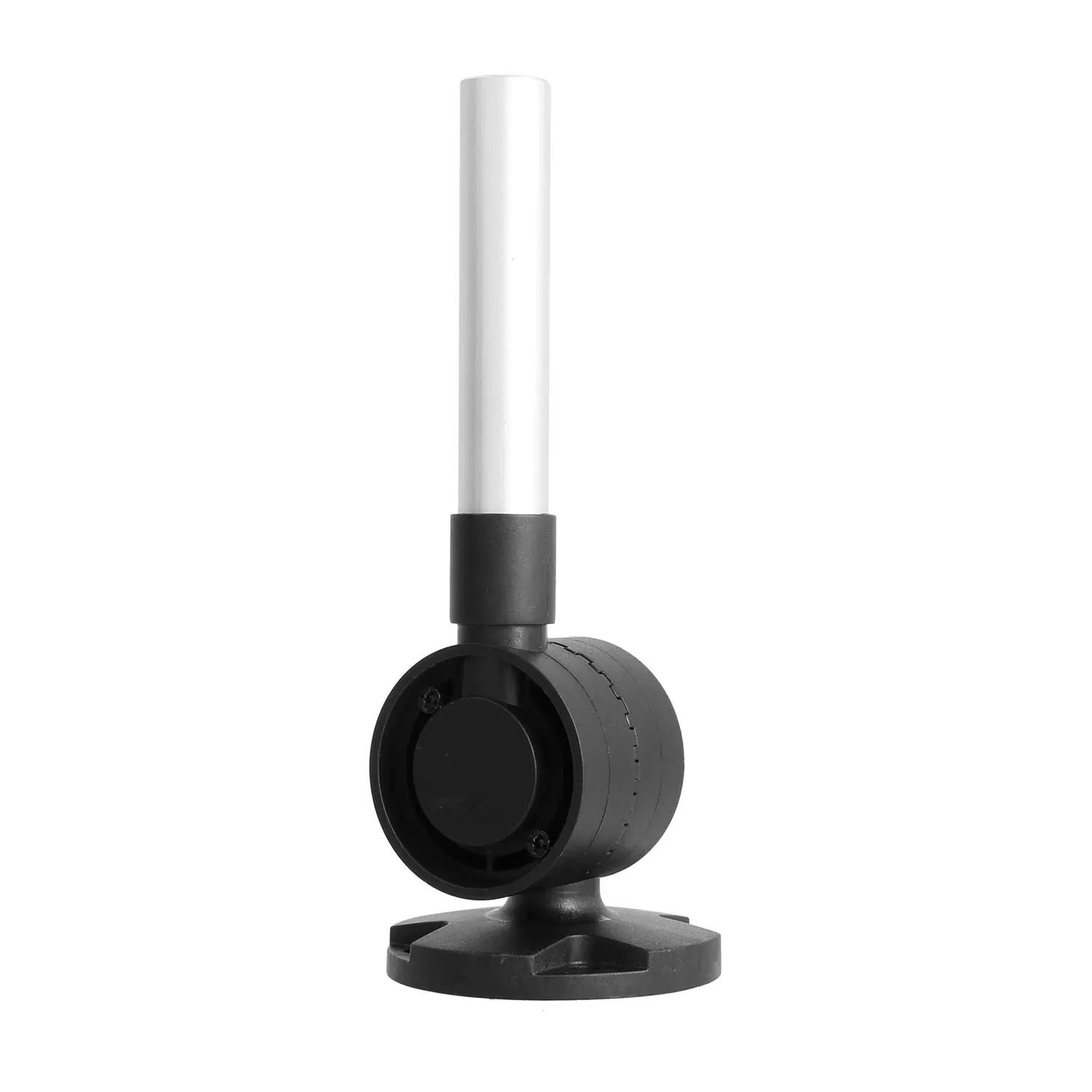 Produktfoto 1 von 127228 STEX24 Wandhalter verstellbarer für Signalsäule schwarz / silber, 50/70mm SH/231 102 Anschraubloch 40,0mm x 40,0mm Bohrung 4x4,5mm
