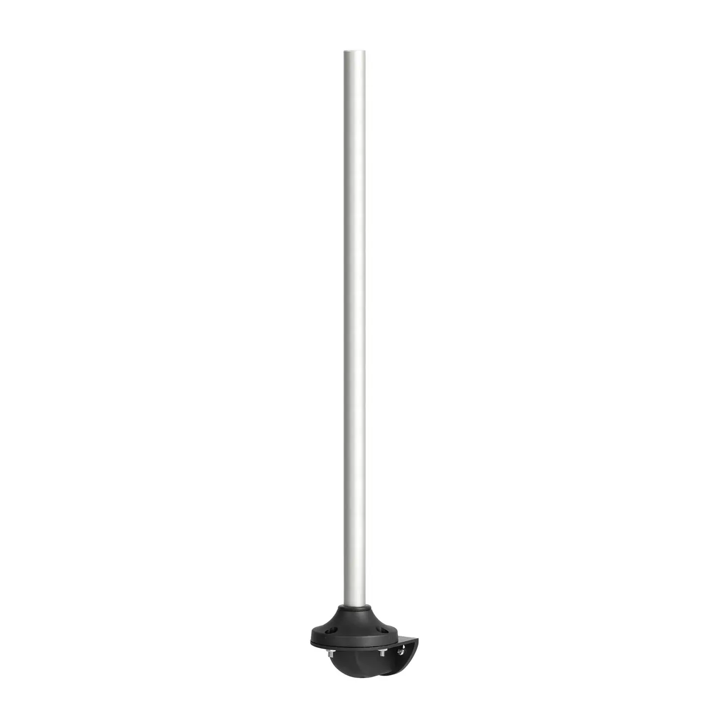 Produktfoto 1 von 127235 STEX24 Wandsockel mit Halter 510,0mm für Signalsäule schwarz / silber, 50/70mm SH500/231 102 Anschraubloch 45,0mm Bohrung 2x5,5mm