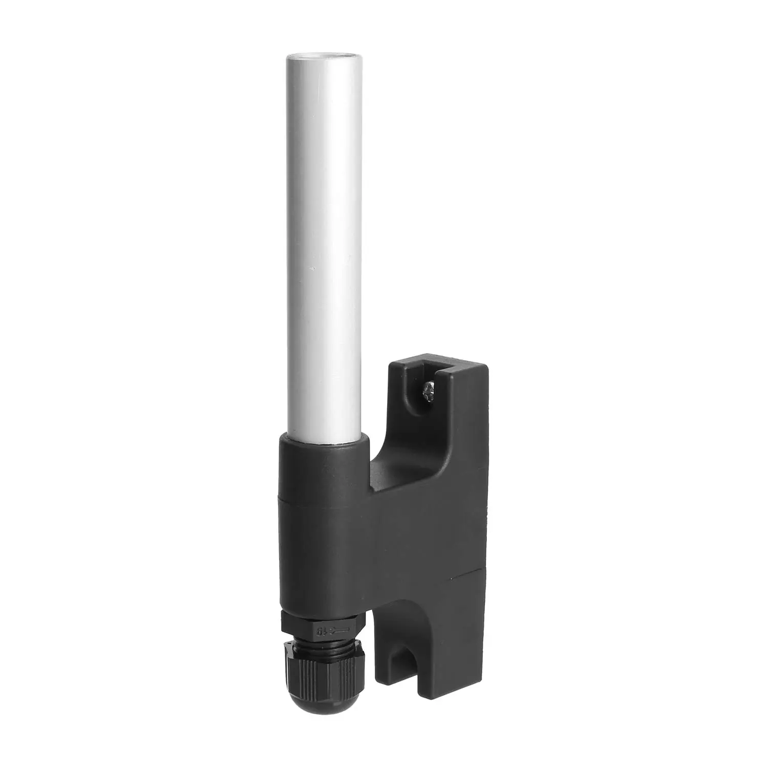Produktfoto 1 von 127230 STEX24 Wandanschluss für Signalsäule schwarz / silber, 50/70mm mit Kabelverschraubung, SH/231 104 Klemmbereich 4,0mm - 8,0mm