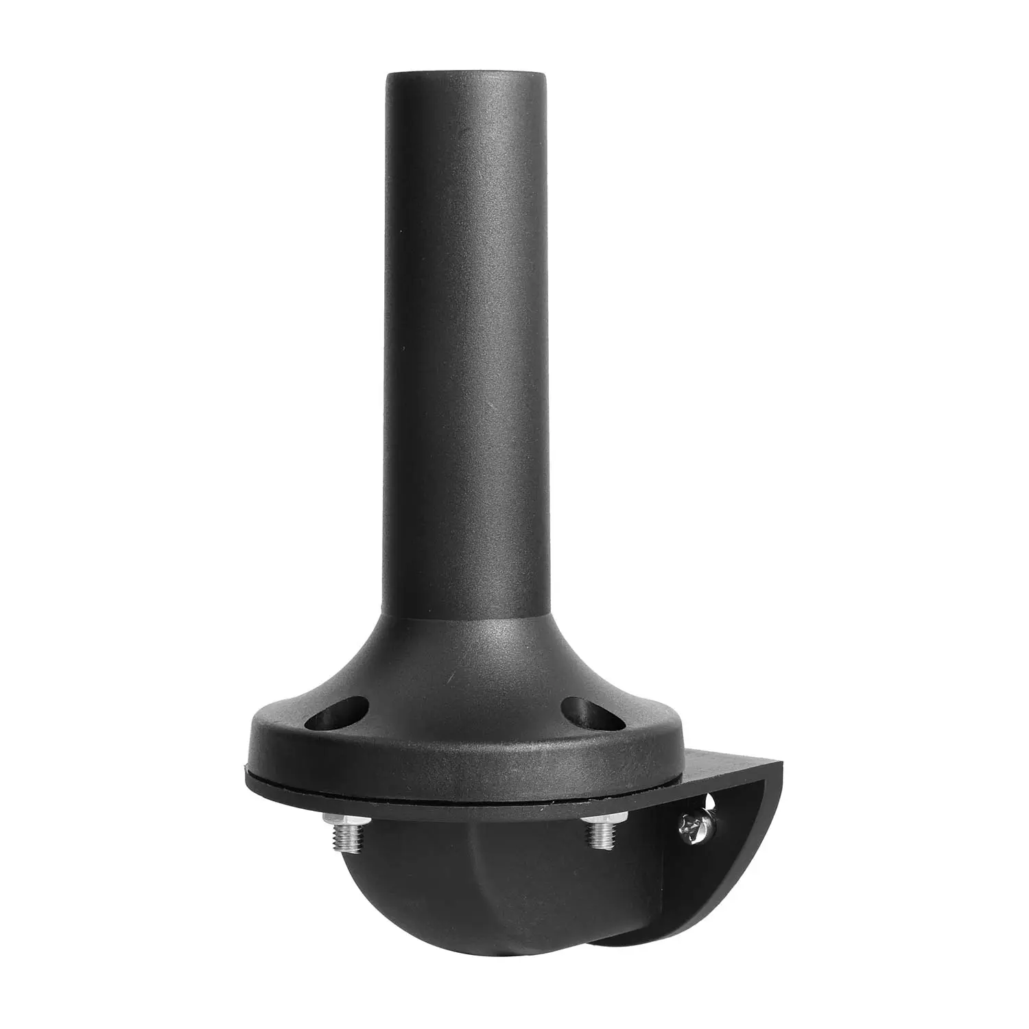 Produktfoto 1 von 127233 STEX24 Wandsockel mit Halter 110,0mm für Signalsäule schwarz, 70mm SH100/231 106 Anschraubloch 45,0mm Bohrung 2x5,5mm
