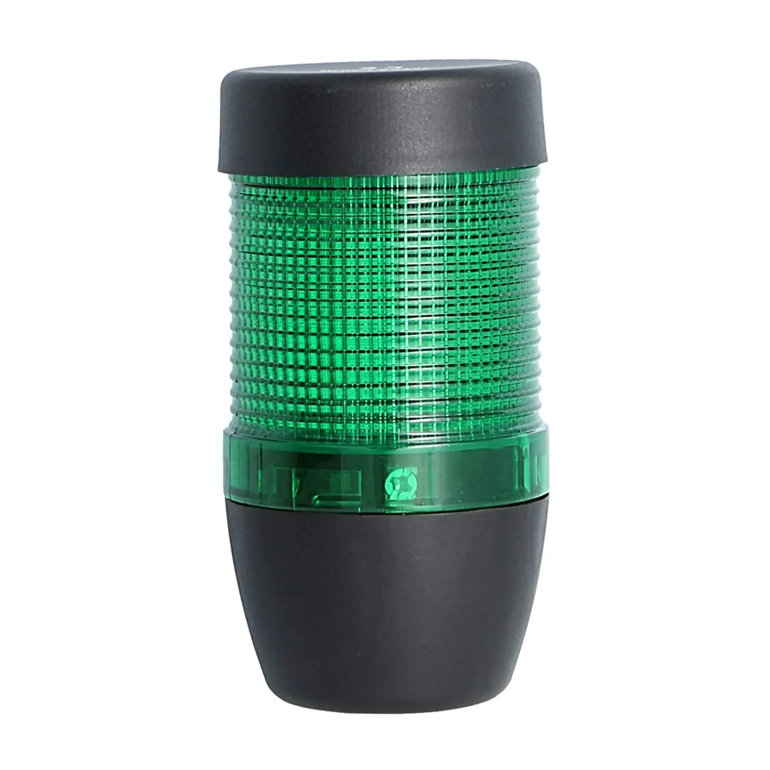 Produktfoto 1 von 127255 STEX24 Signalsäule grün, 50mm, 24V AC/DC, LED-Blinklicht SS50-OB1/24 109 MaßeLänge102,0mm, Durchmesser 50,0mm